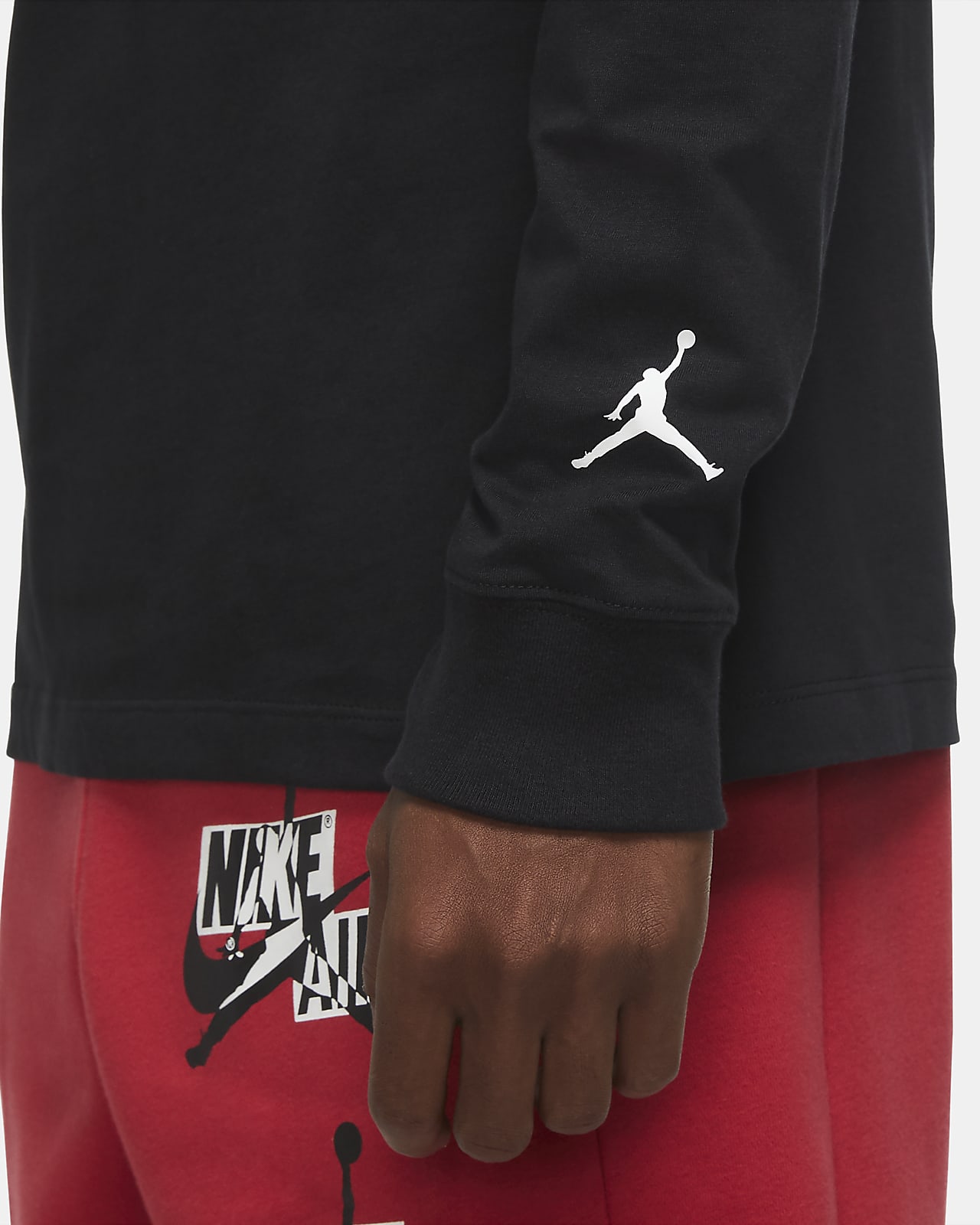 Jordan Jumpman Chimney Men S Long Sleeve T Shirt Nike Id