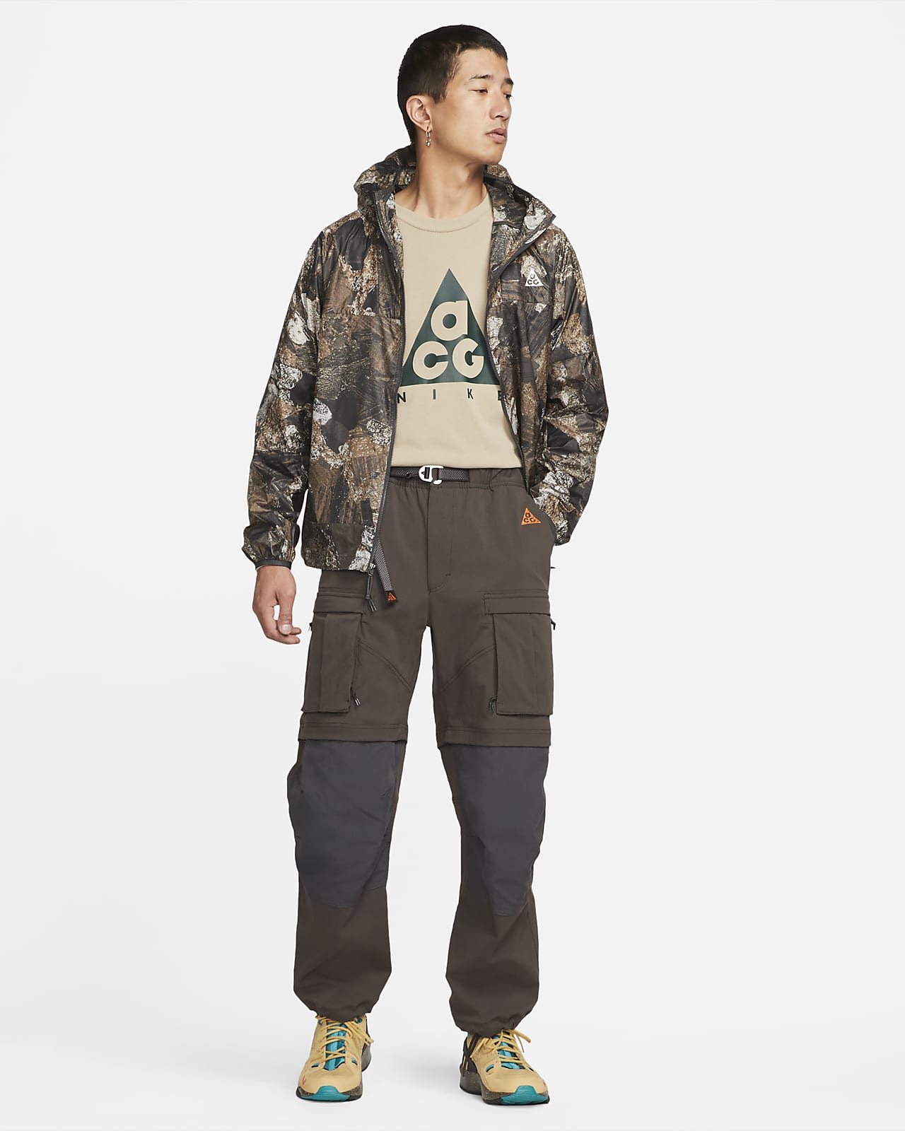 Giacca antivento con stampa Nike ACG \
