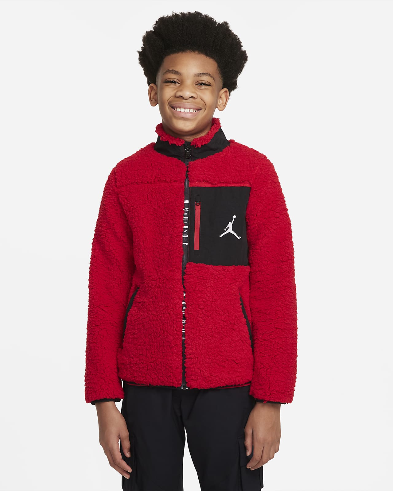 Jordan Jack met rits voor jongens. Nike NL