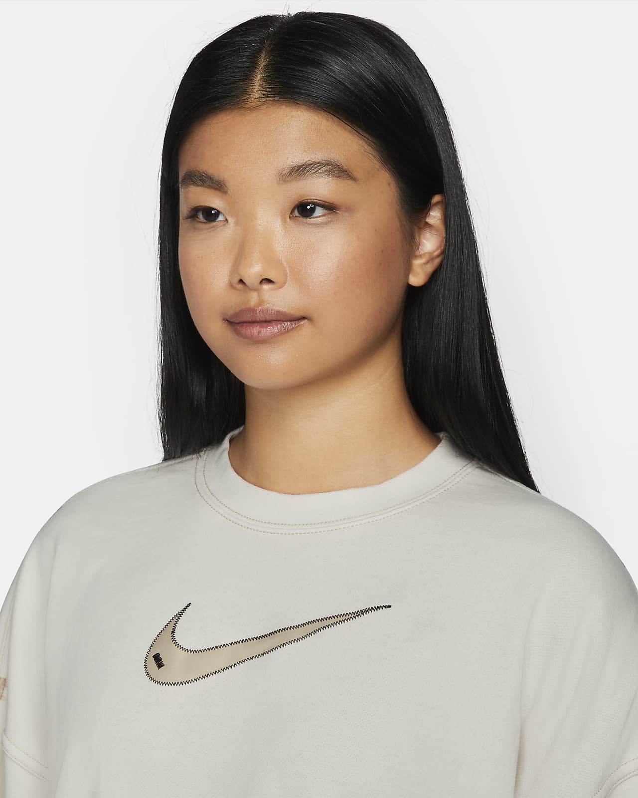 nike cropped crew