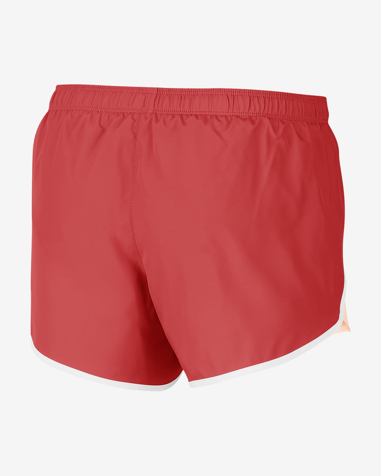 girls red running shorts