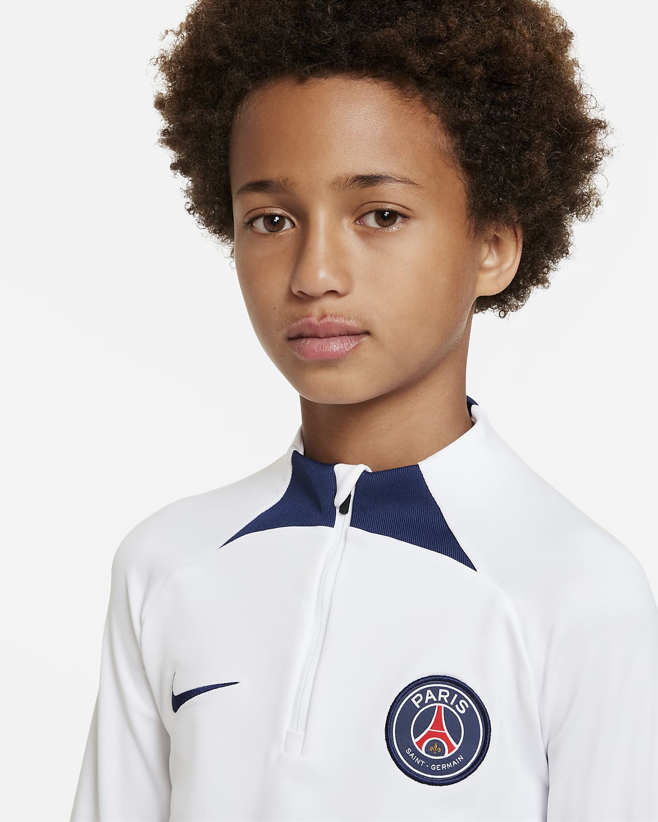 Paris Saint-Germain Strike Older Kids' Nike Dri-FIT Football Drill Top ...