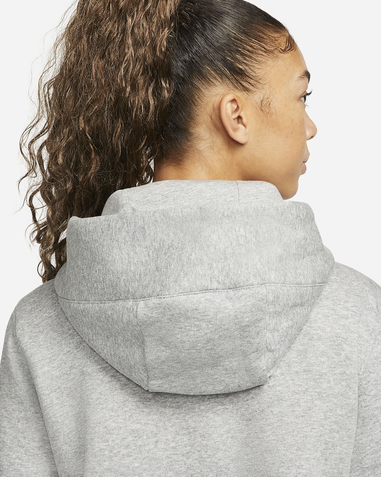 Nike Sportswear Phoenix Fleece women's hooded sweatshirt - Dk Gray Heather