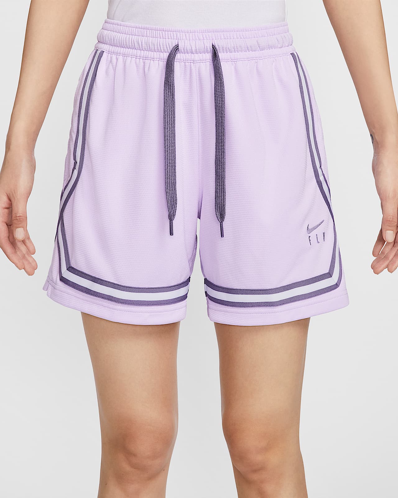 nike women purple shorts