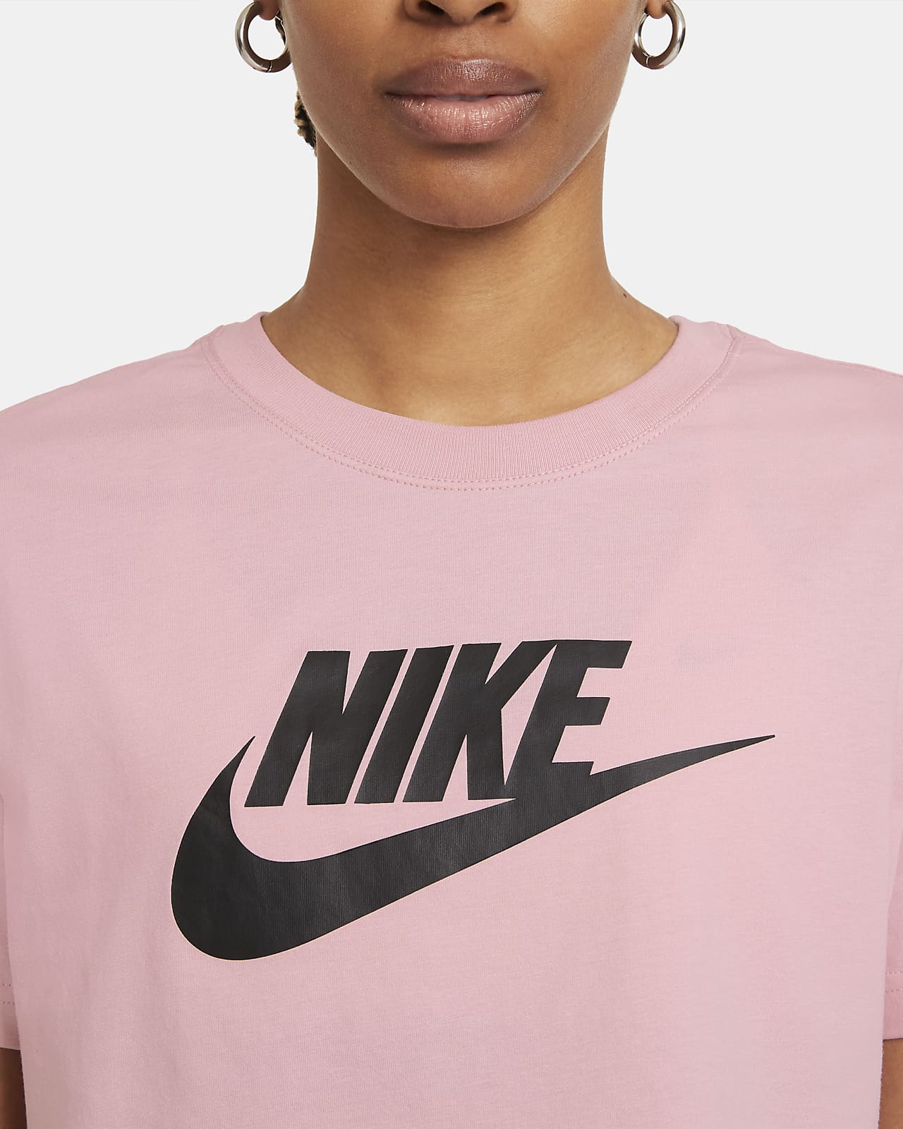 nike pink t shirt womens