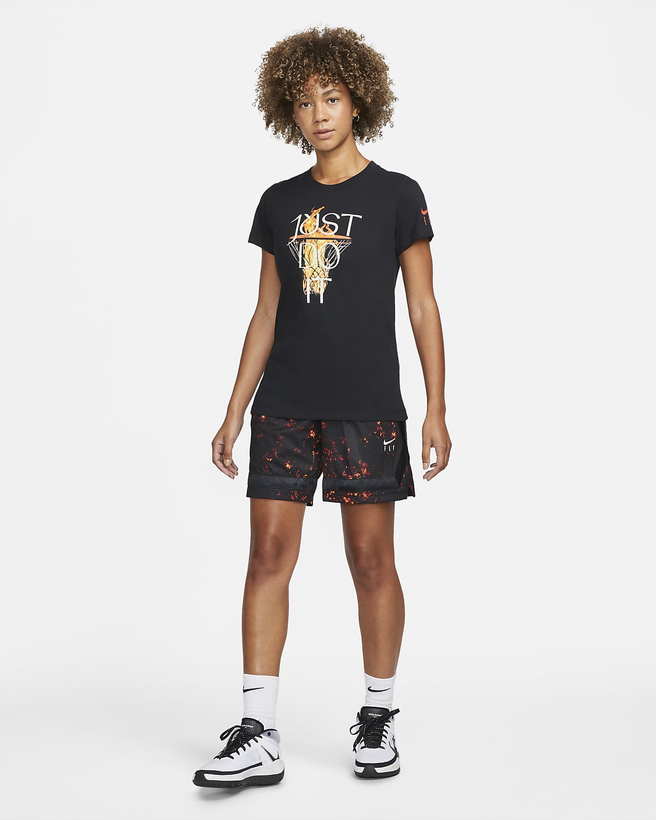 nike basketball fly crossover shorts in black