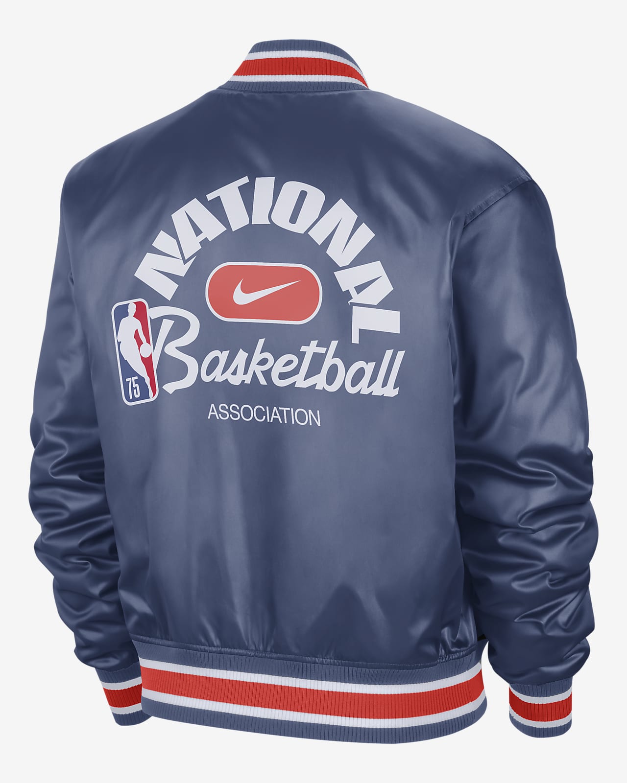 Bomber Nike NBA x Supreme Warm-up White — TrapXShop