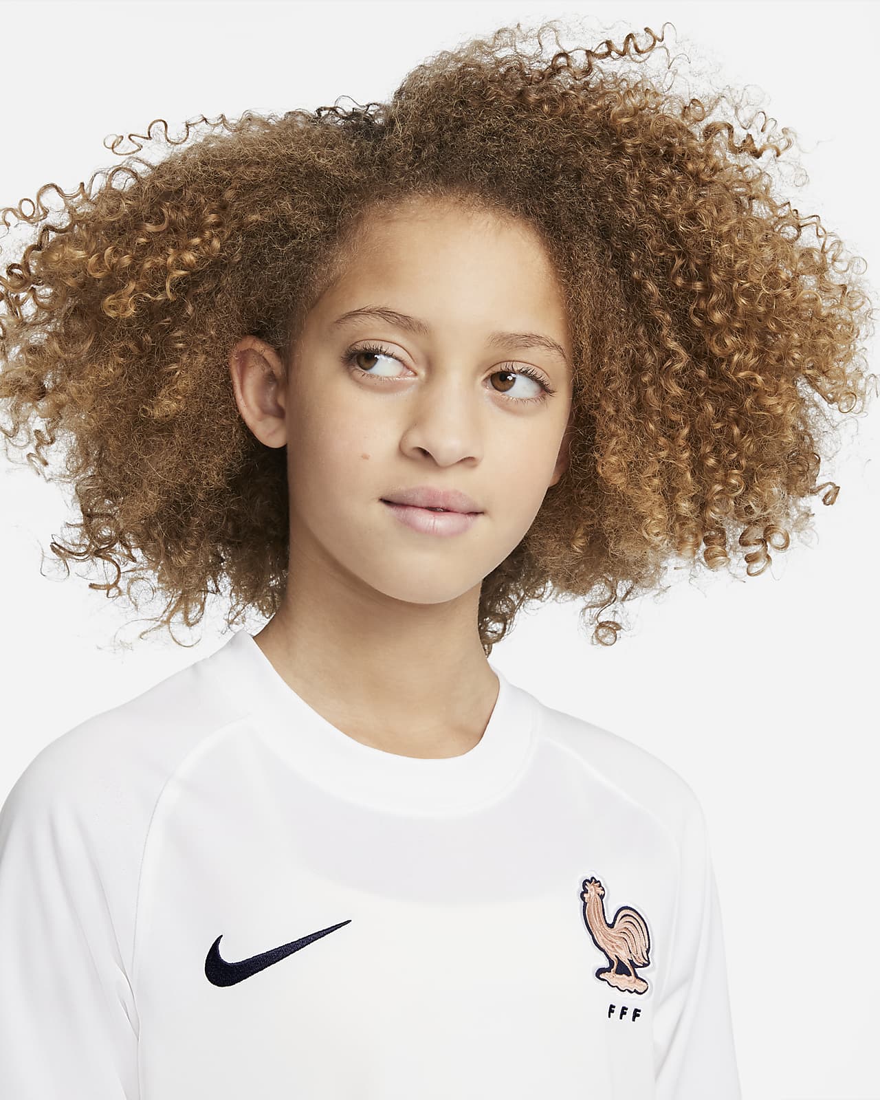 Maillot de football Nike FFF 2022 Stadium Domicile pour Enfant - CV5791-439  - Bleu