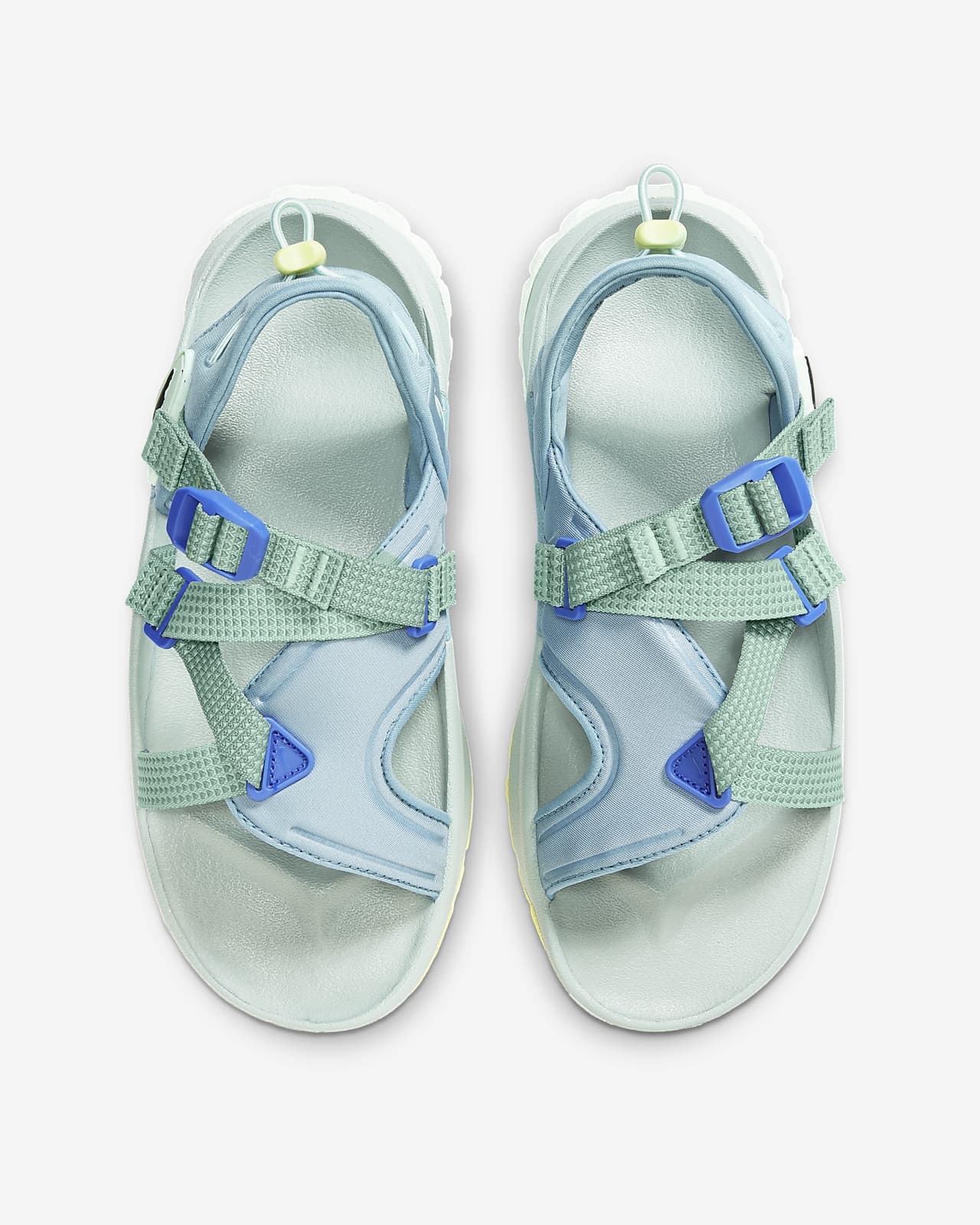 teal nike sandals