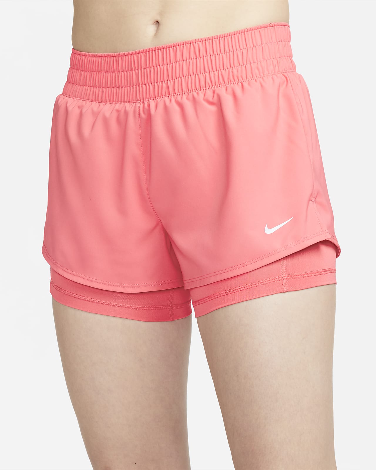 fantasma Íncubo alivio Nike One Women's Dri-FIT Mid-Rise 8cm (approx.) 2-in-1 Shorts. Nike LU