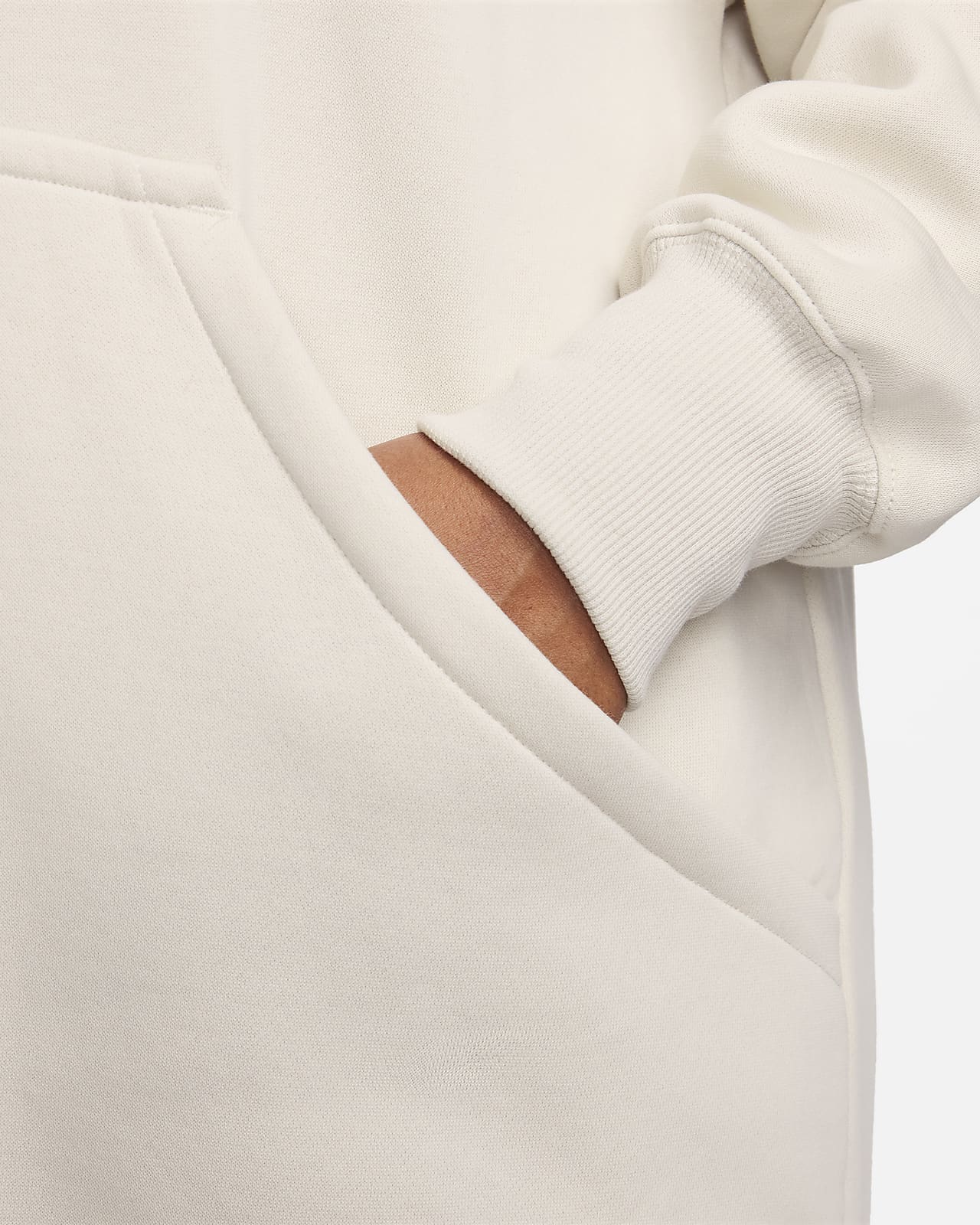 Sudadera nike hot sale beige mujer