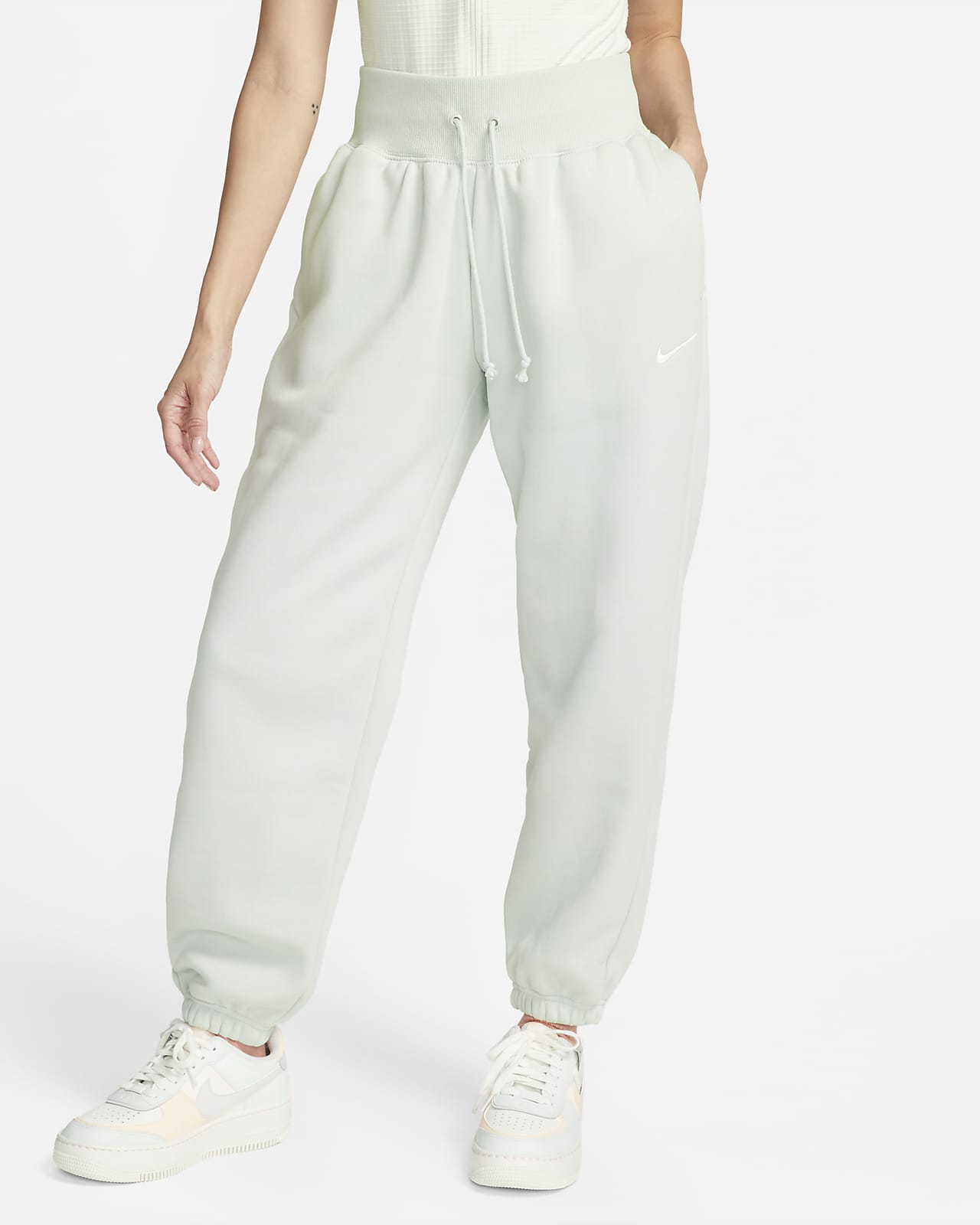 Nike fleece track pants womens Clearance