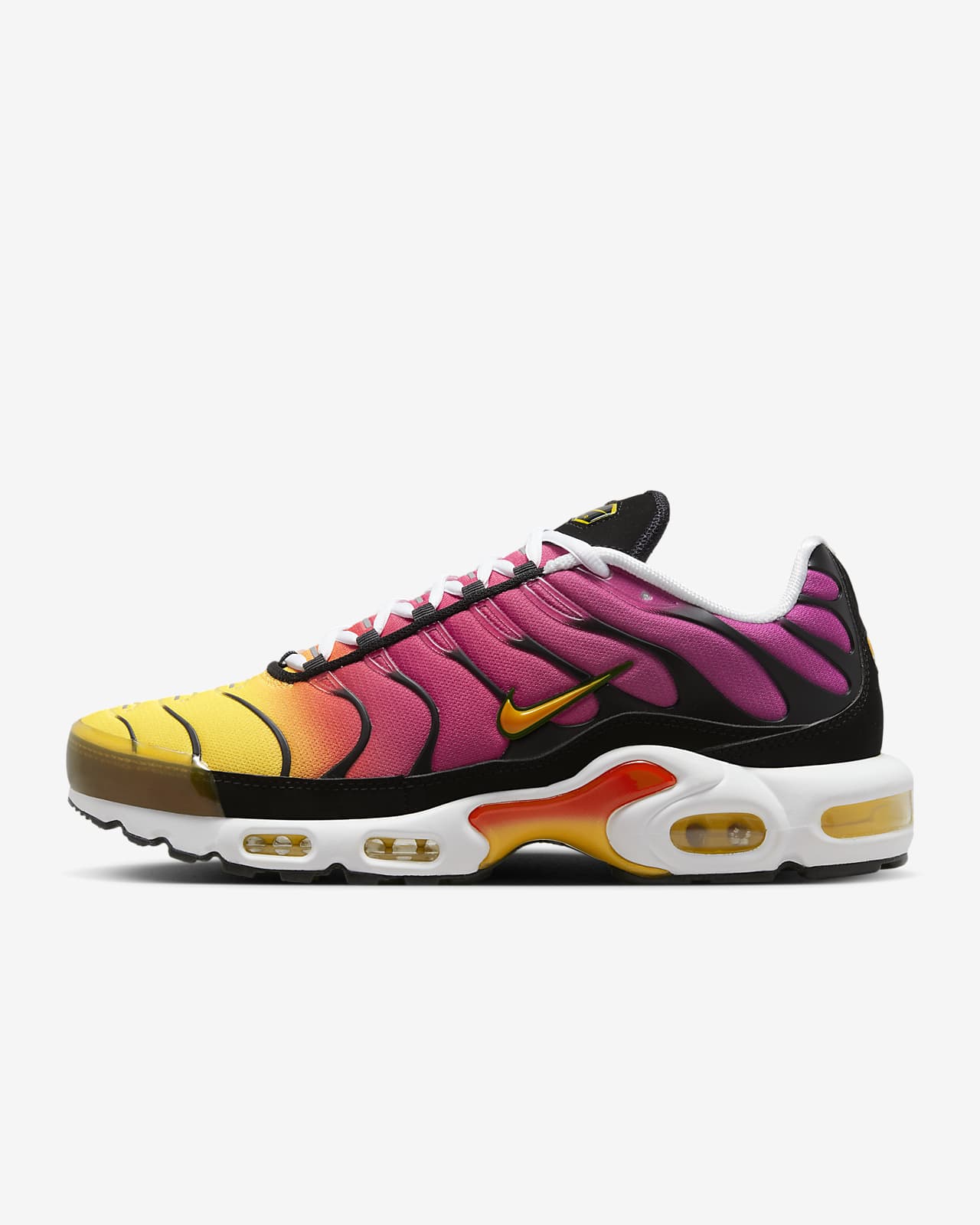 red and yellow air max plus