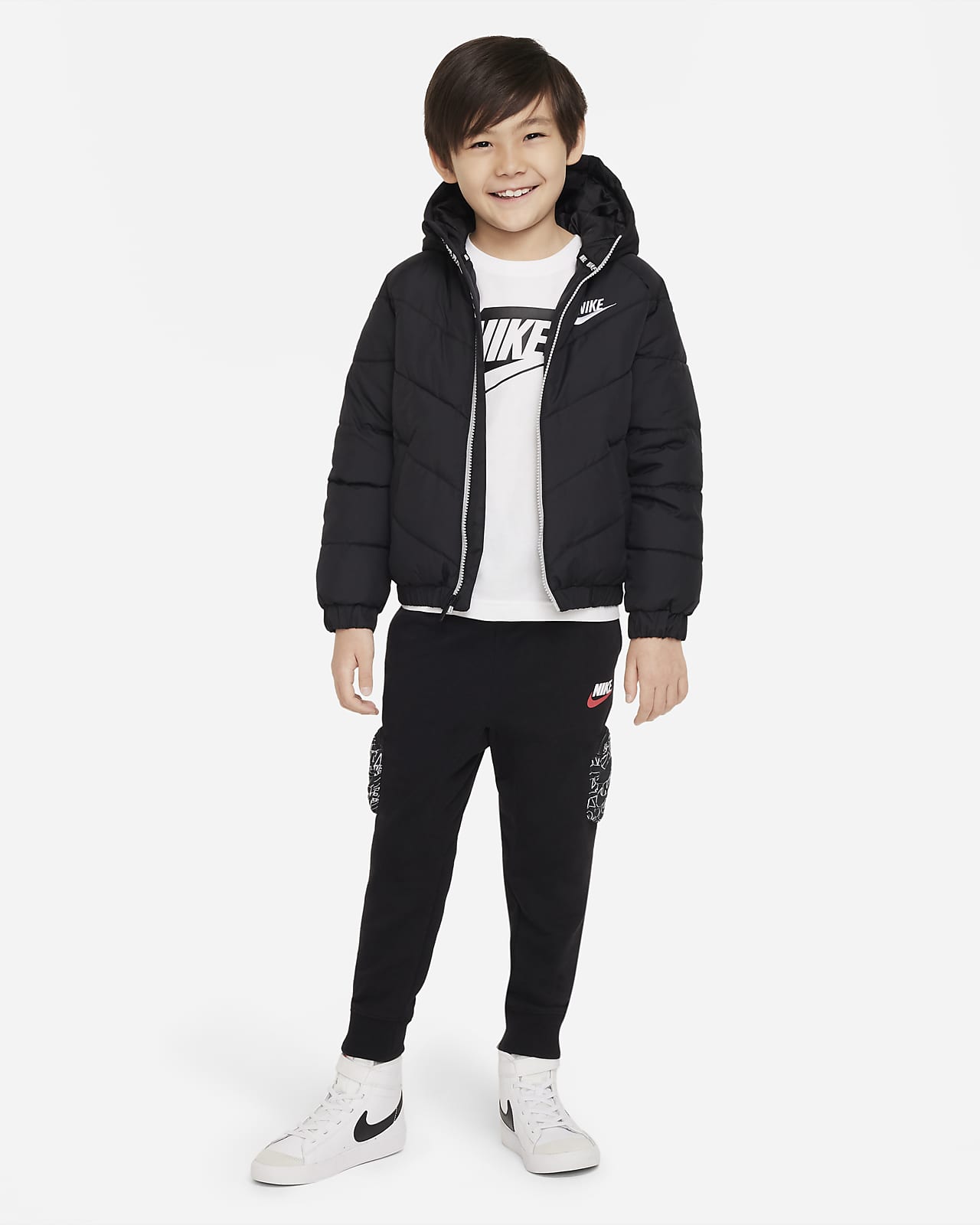 boys nike puffer