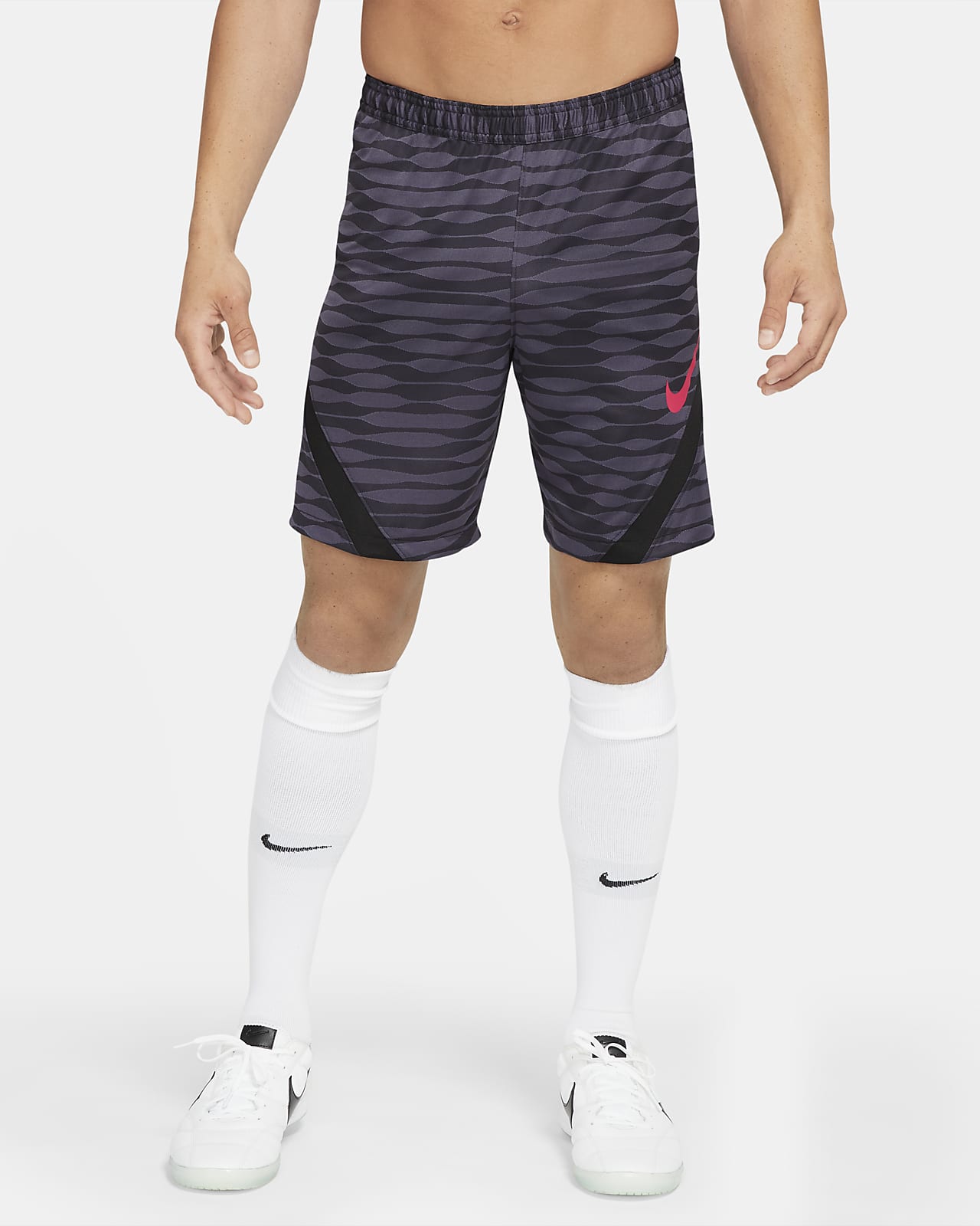 nike dri fit knit shorts mens