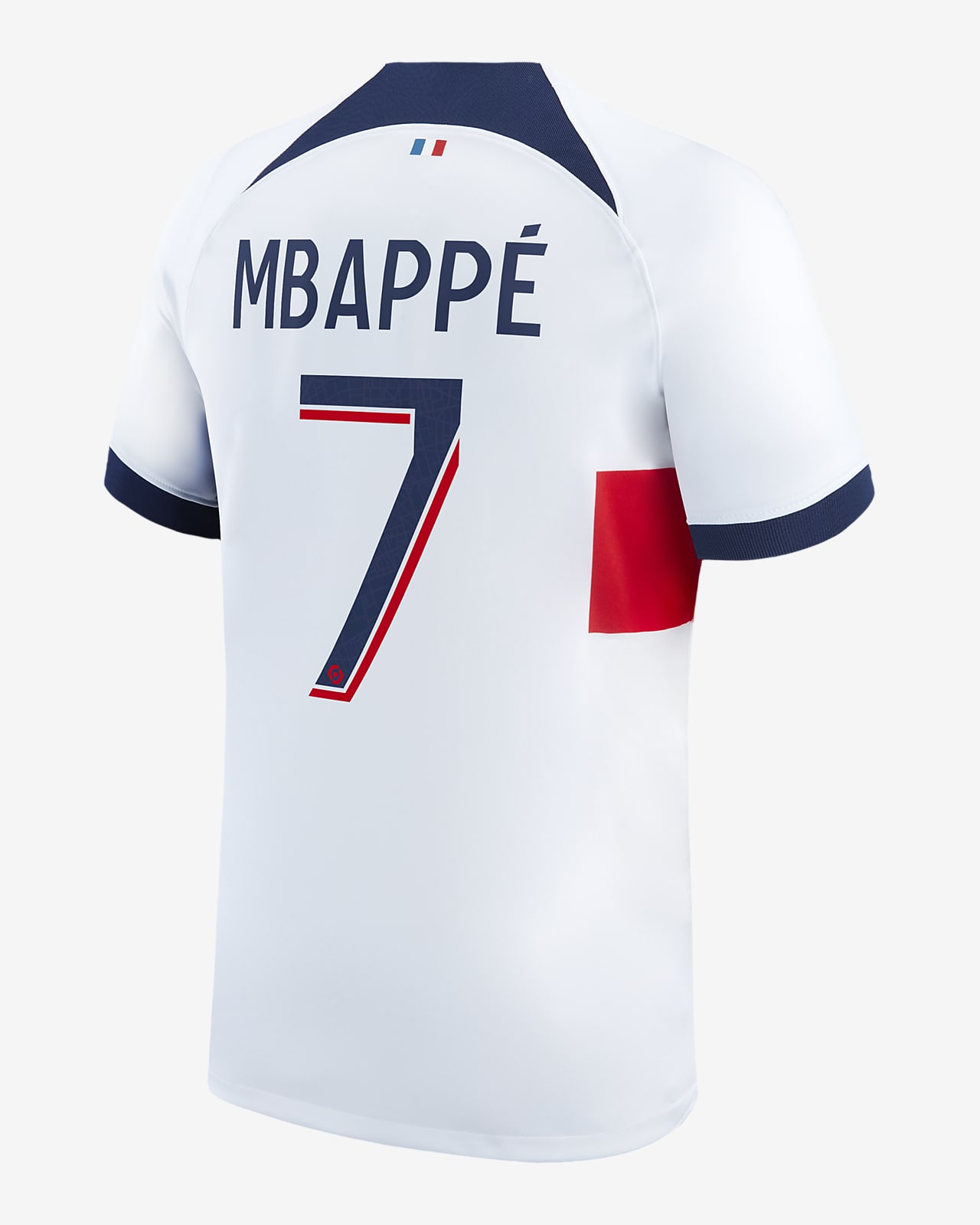 Kylian Mbappe Paris Saint-Germain 2023/24 Stadium Away Men's Nike Dri-FIT  Soccer Jersey.