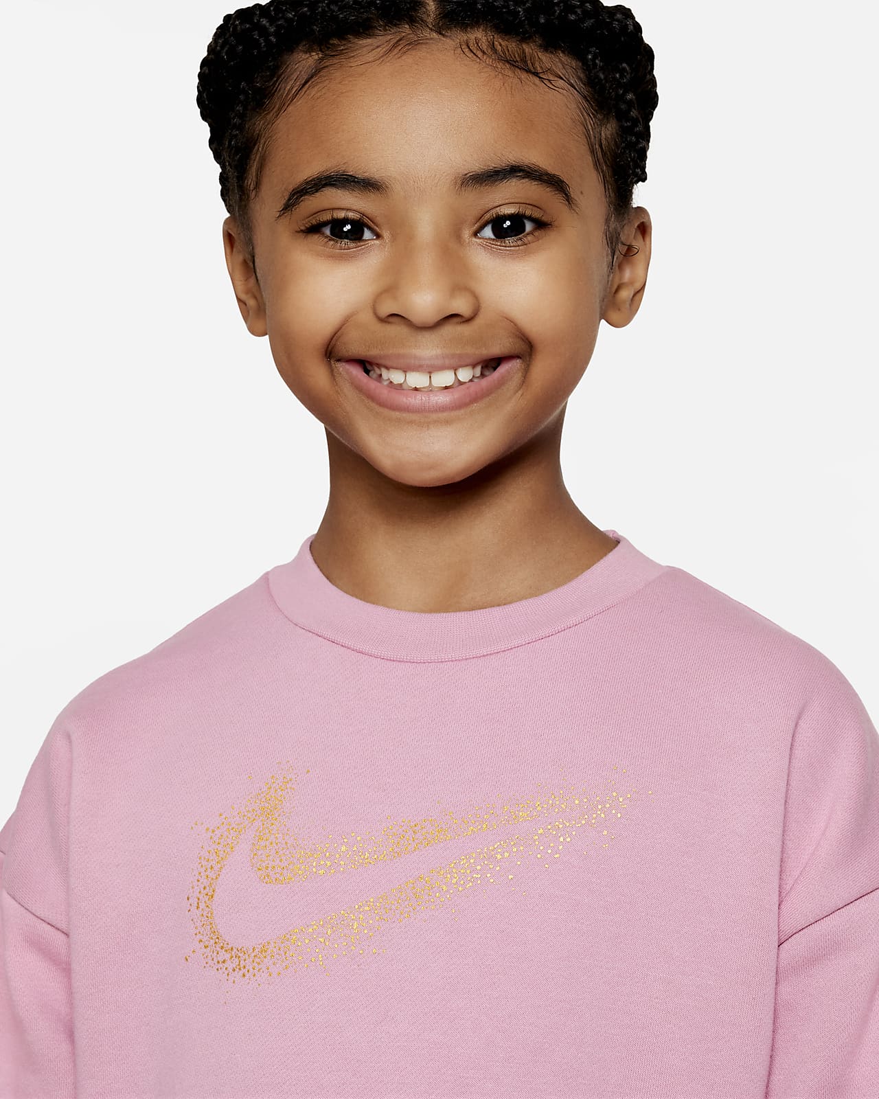 Nike Fleece Crew and Leggings Set Younger Kids' Set. Nike NL