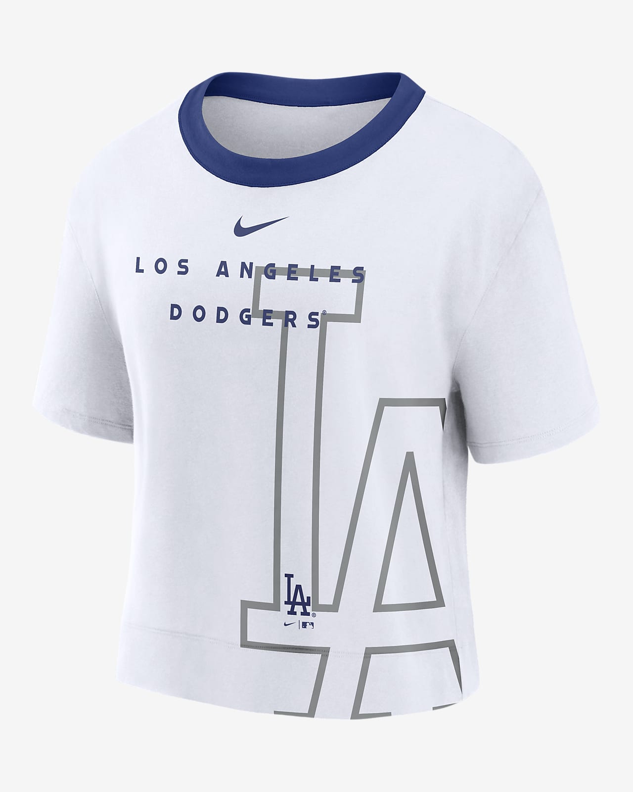 cropped para mujer Nike Team First (MLB Los Angeles Dodgers).