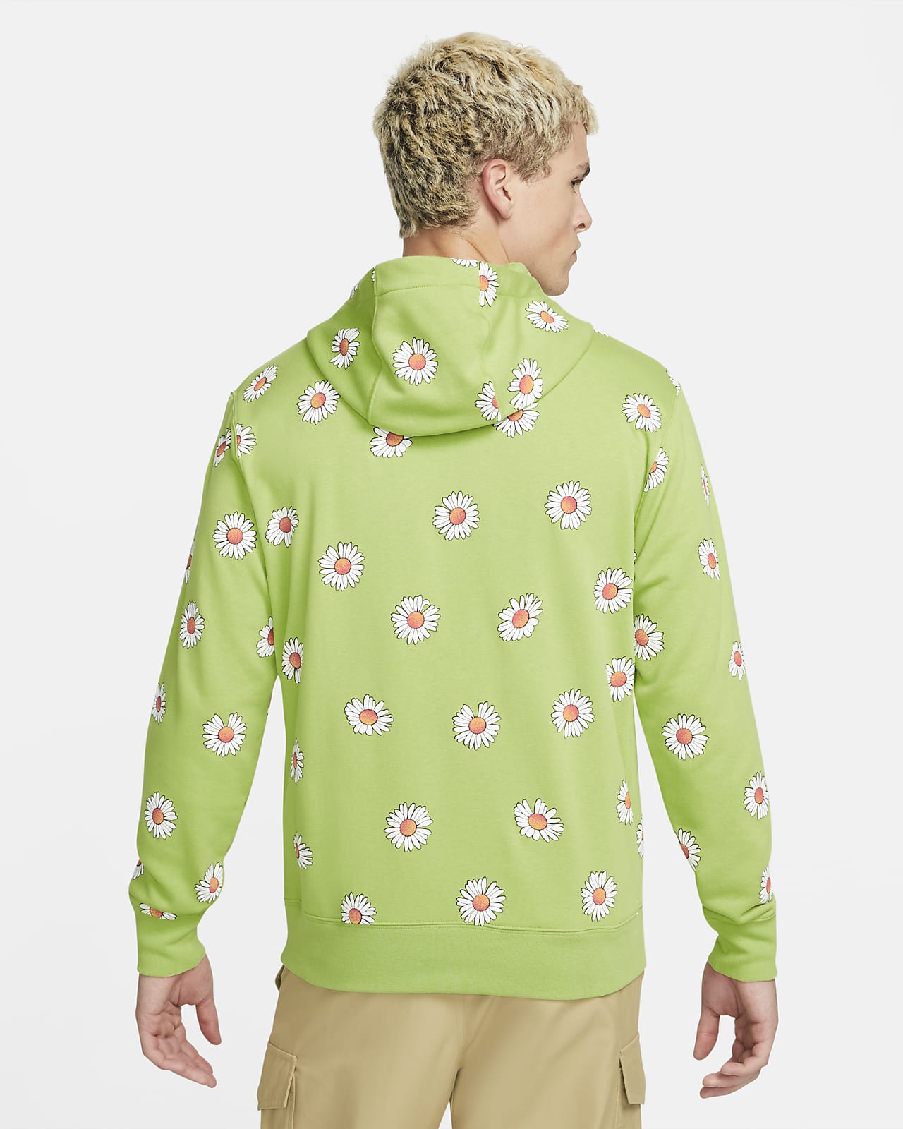 champion all over print french terry oversize hoodie junior