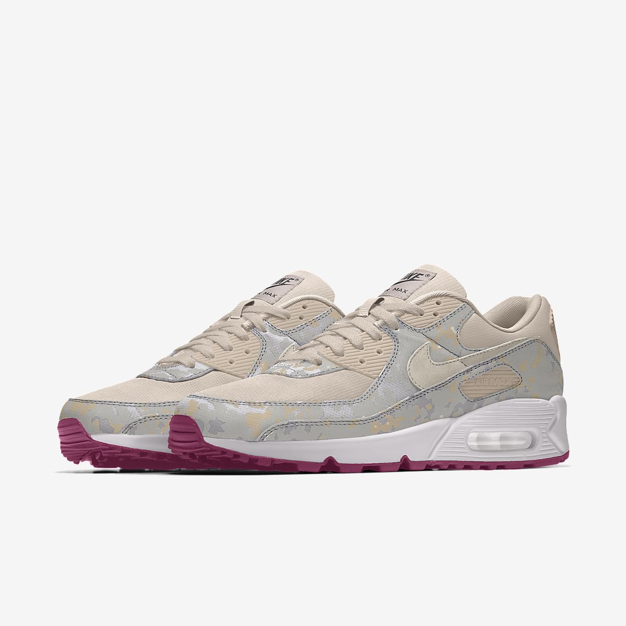 Nike Air Max 90 Unlocked By You tilpasset sko. Nike NO Nike Air Max 1 By You tilpasset sko til herre. Nike NO