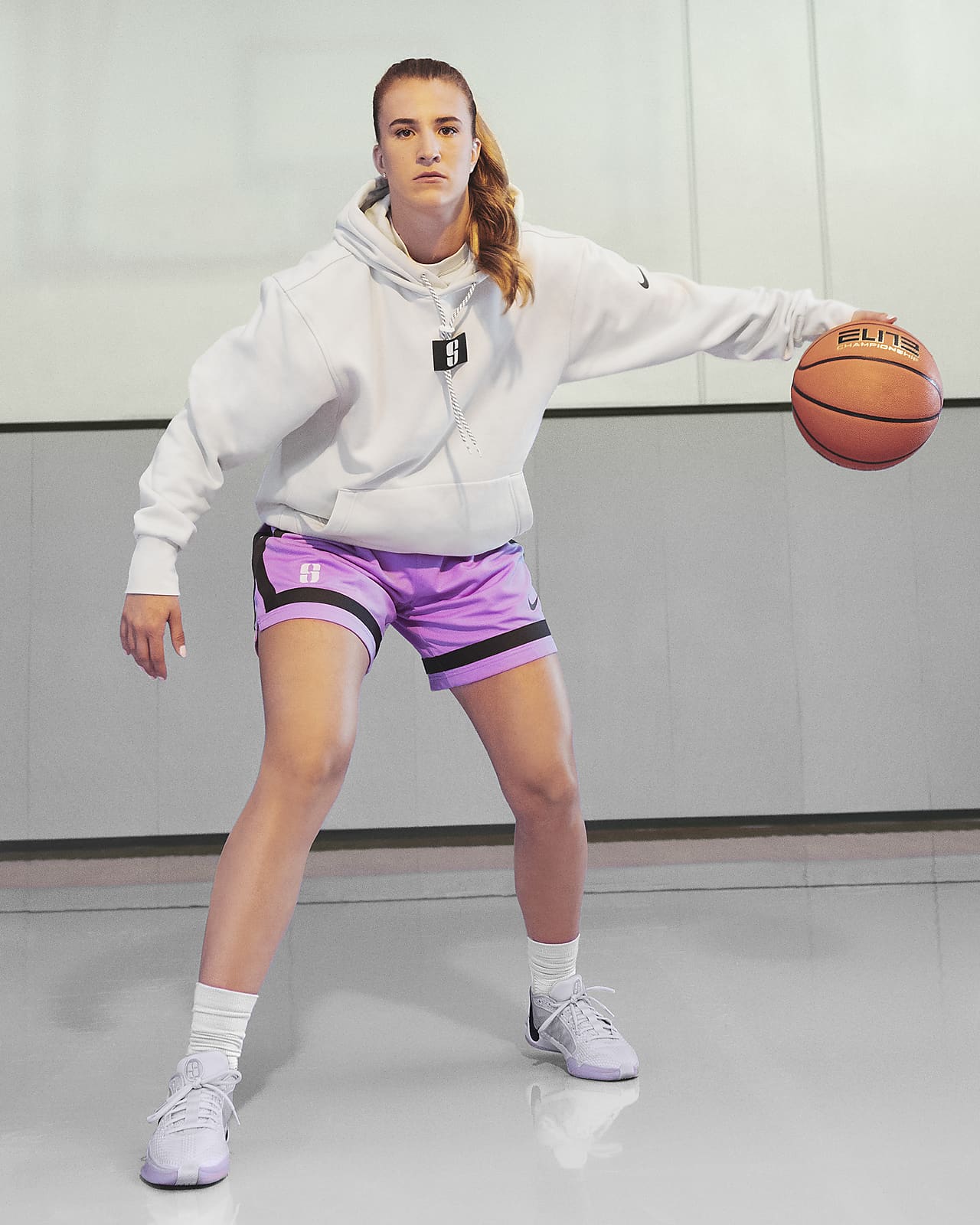 Sabrina Fleece Basketball Hoodie. Nike LU
