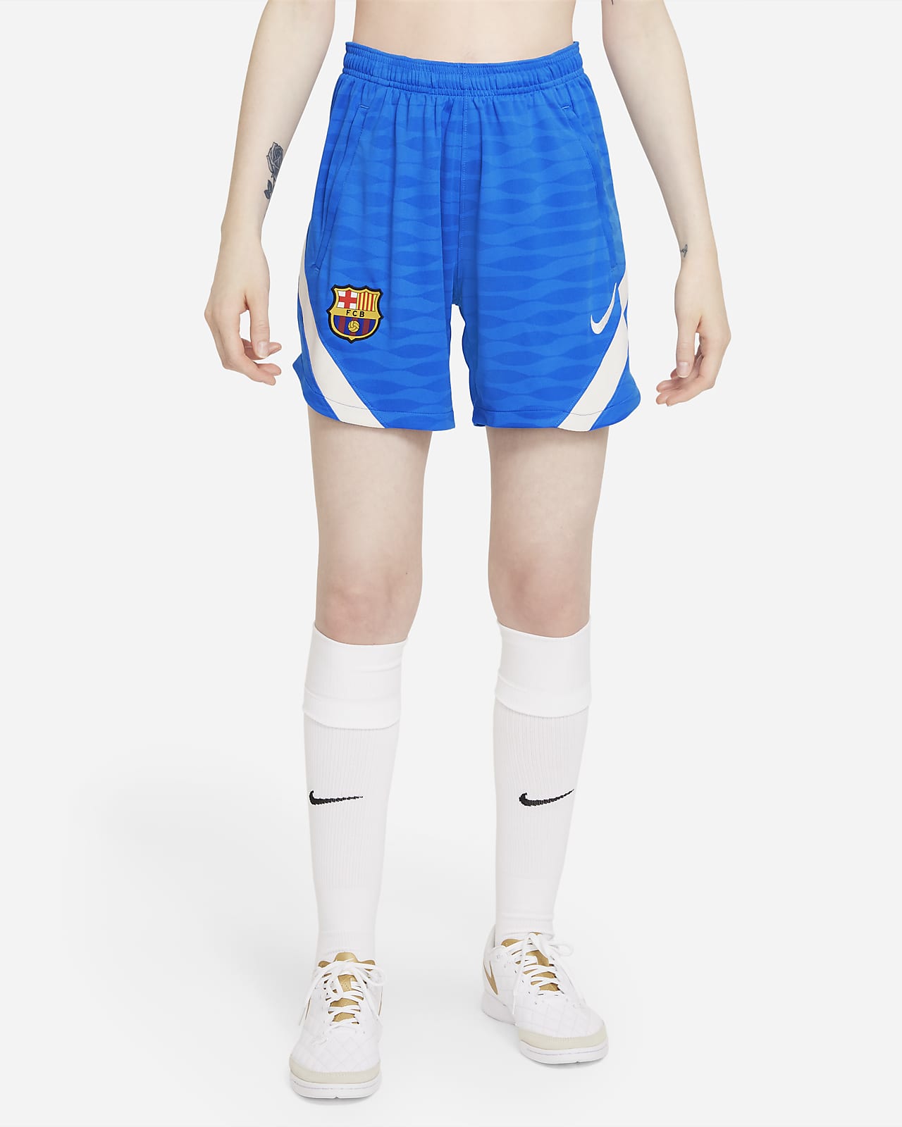 FC Barcelona Strike Nike Dri-FIT voetbalshorts voor dames. Nike BE