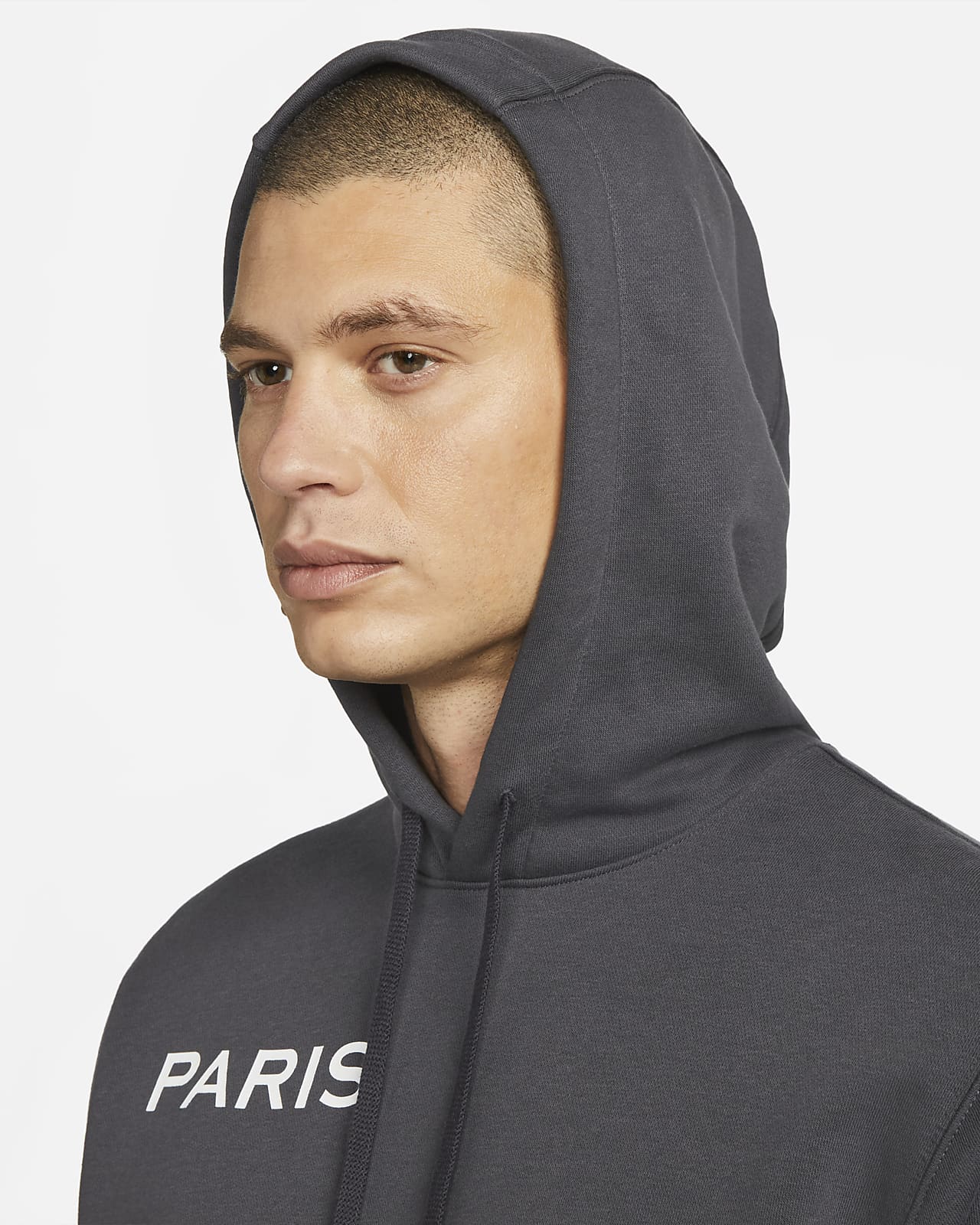 Paris Saint-Germain Club Men's Fleece Pullover Hoodie. Nike CZ