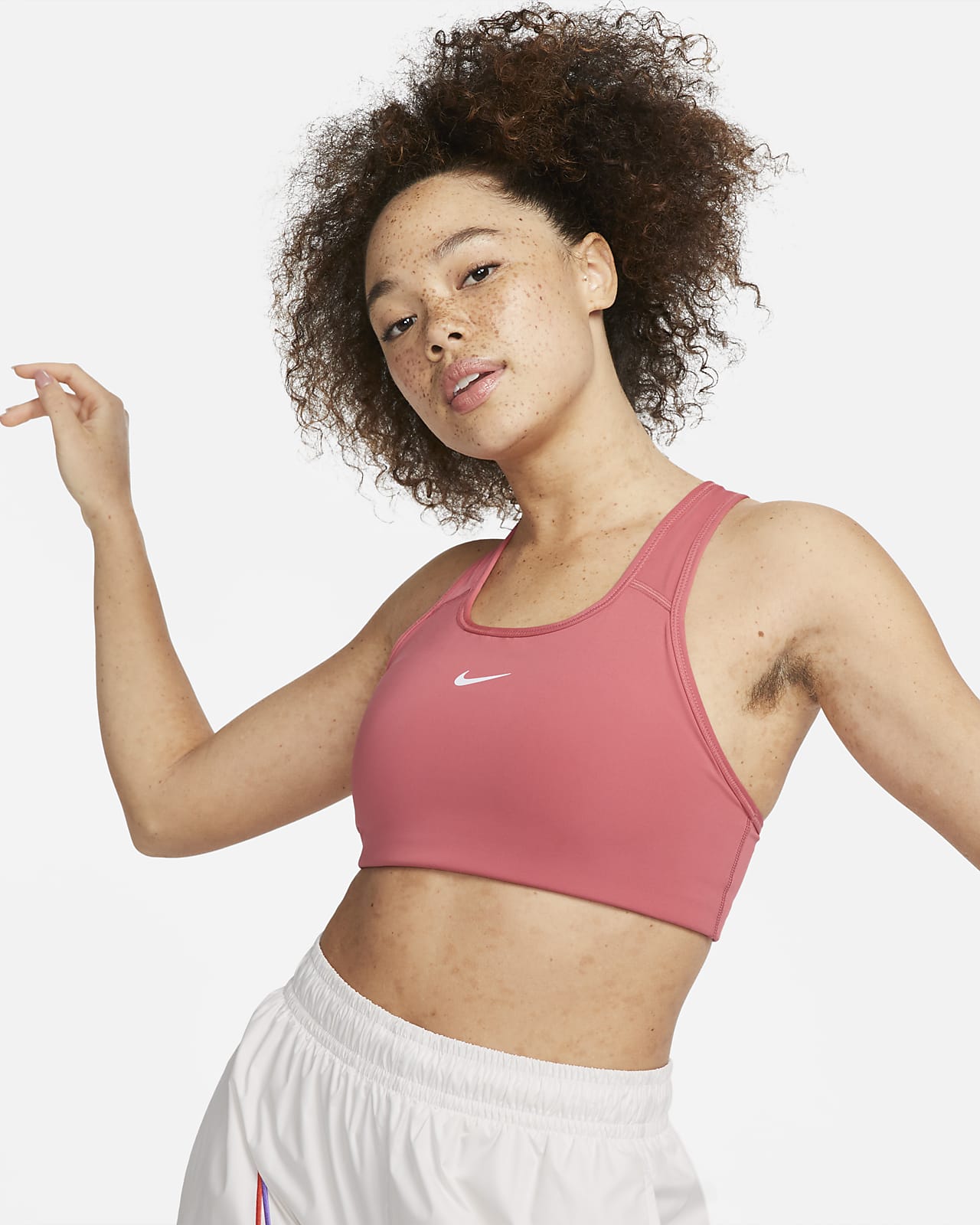 Nike Swoosh Women's Medium-Support 1-Piece Pad Sports Bra