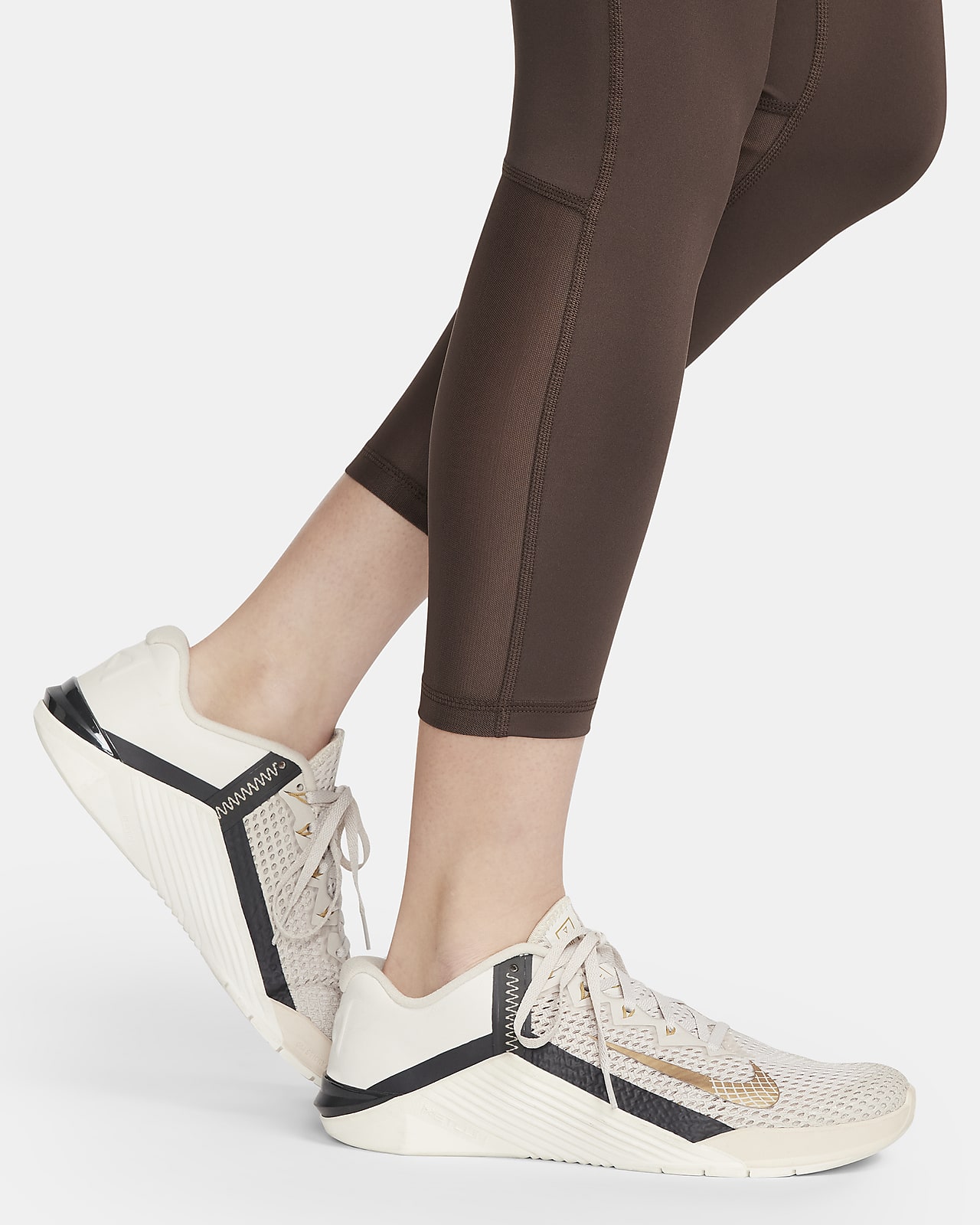 Nike Pro 365 Leggings de 7/8 con paneles de malla y de talle alto - Mujer.  Nike ES