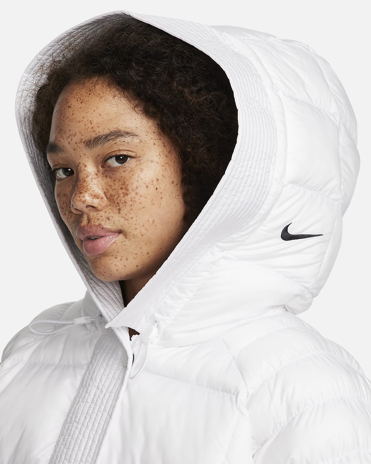 Nike Sportswear Classic Puffer Women's Therma-FIT Loose Hooded Jacket. Nike  JP