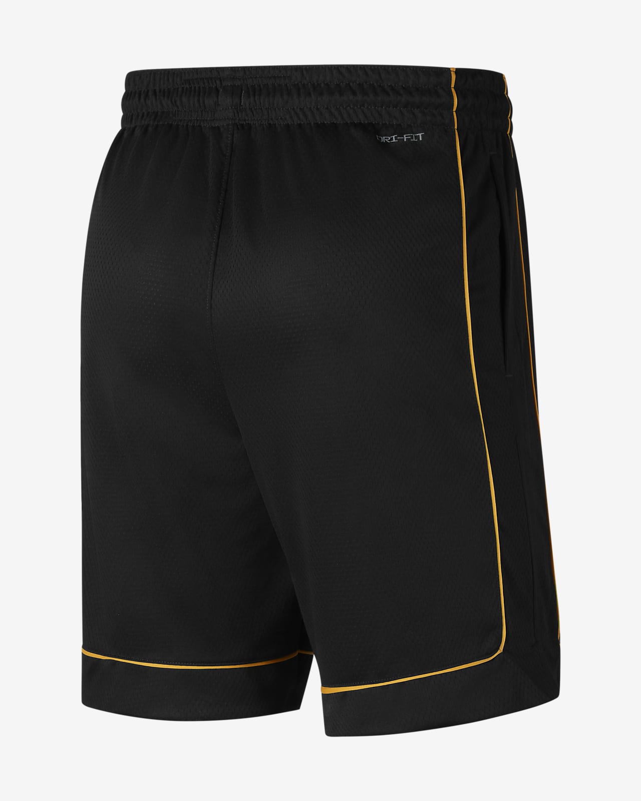 nike shorts gold and black