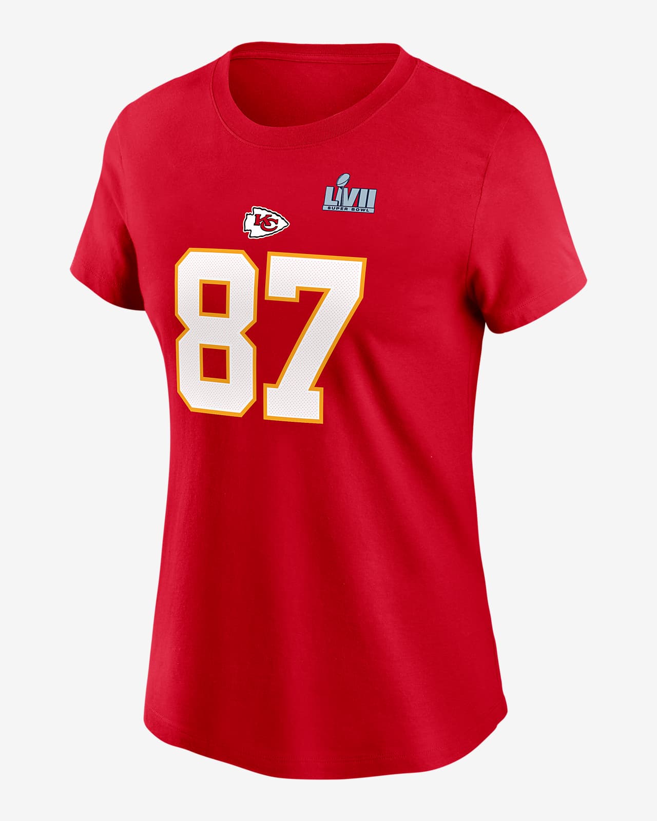 Kansas City Chiefs Travis Kelce #87 Nike Men's Official NFL Player  Game Jersey