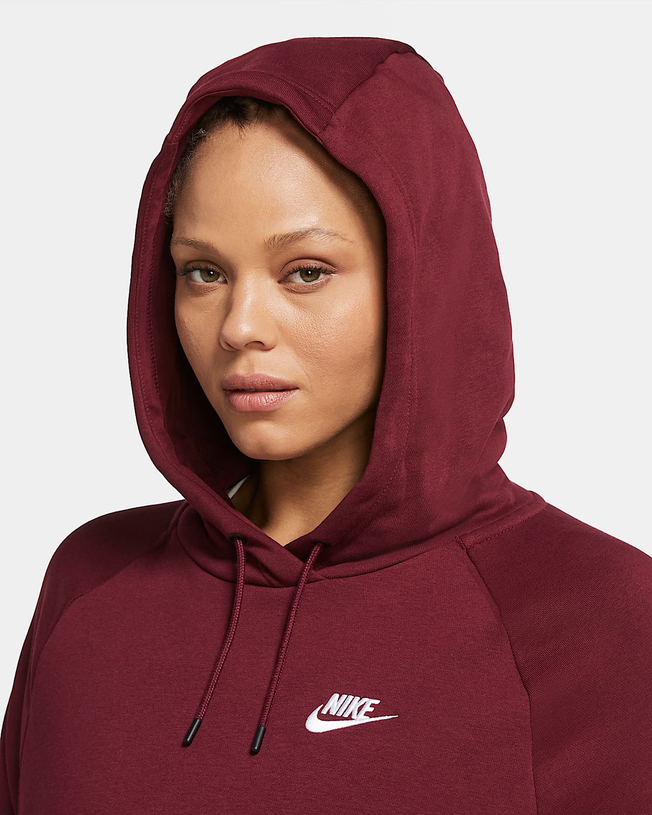 Nike Sportswear Essential Fleece Hoodie für Damen (große Große Größen Hoodies & Sweatshirts. Nike DE