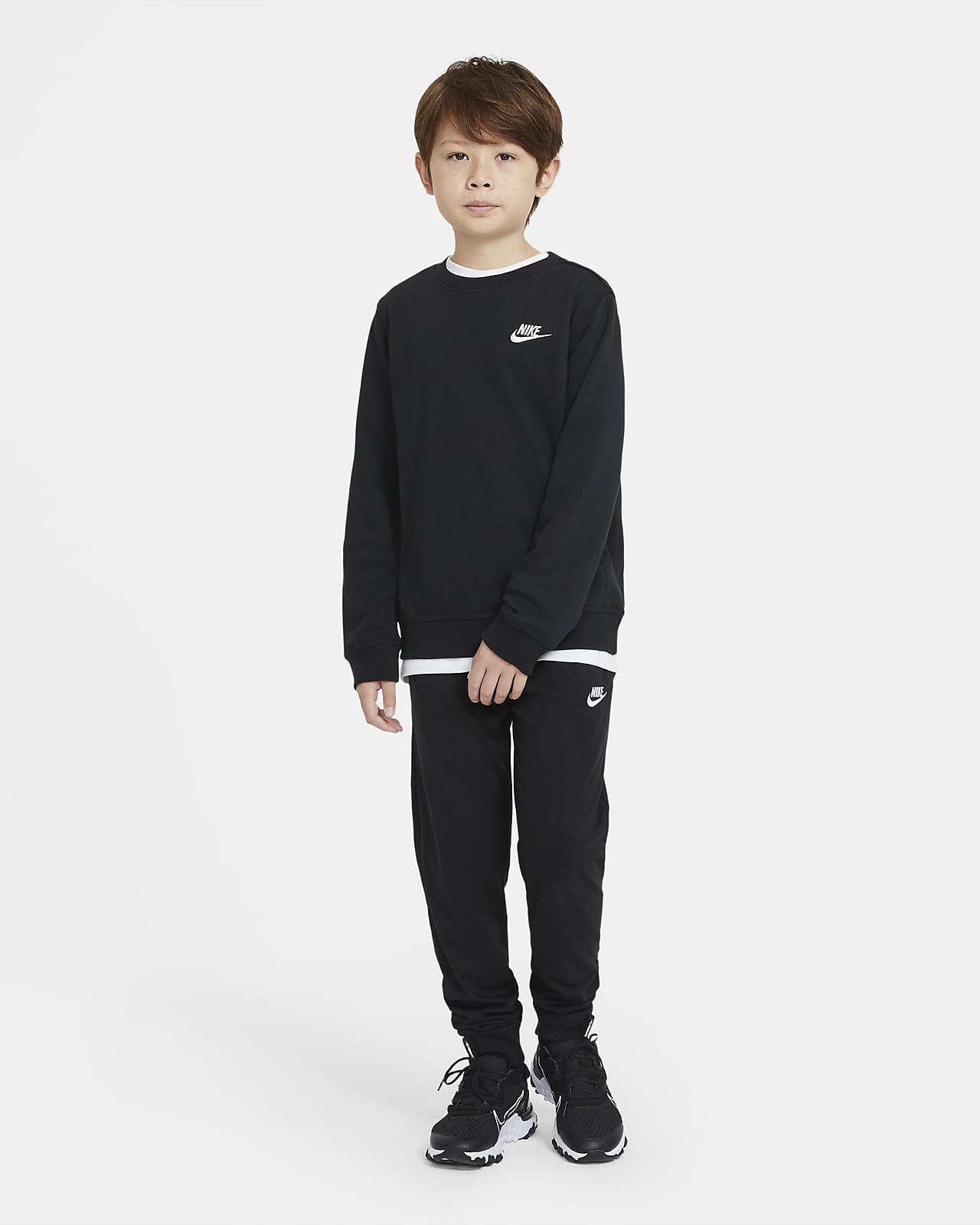 Joggers de tejido de punto para ni o talla grande Nike Sportswear