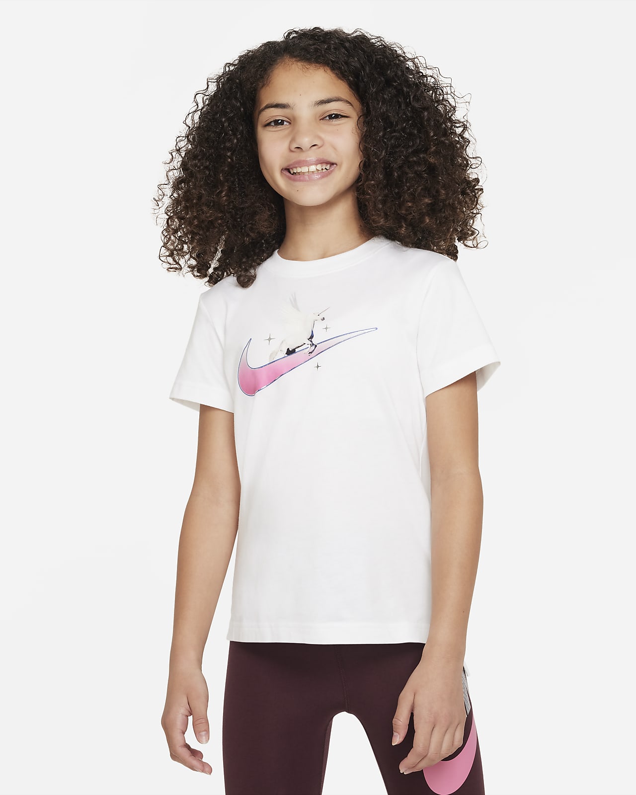 Nike Sportswear T-shirt voor meisjes. Nike BE