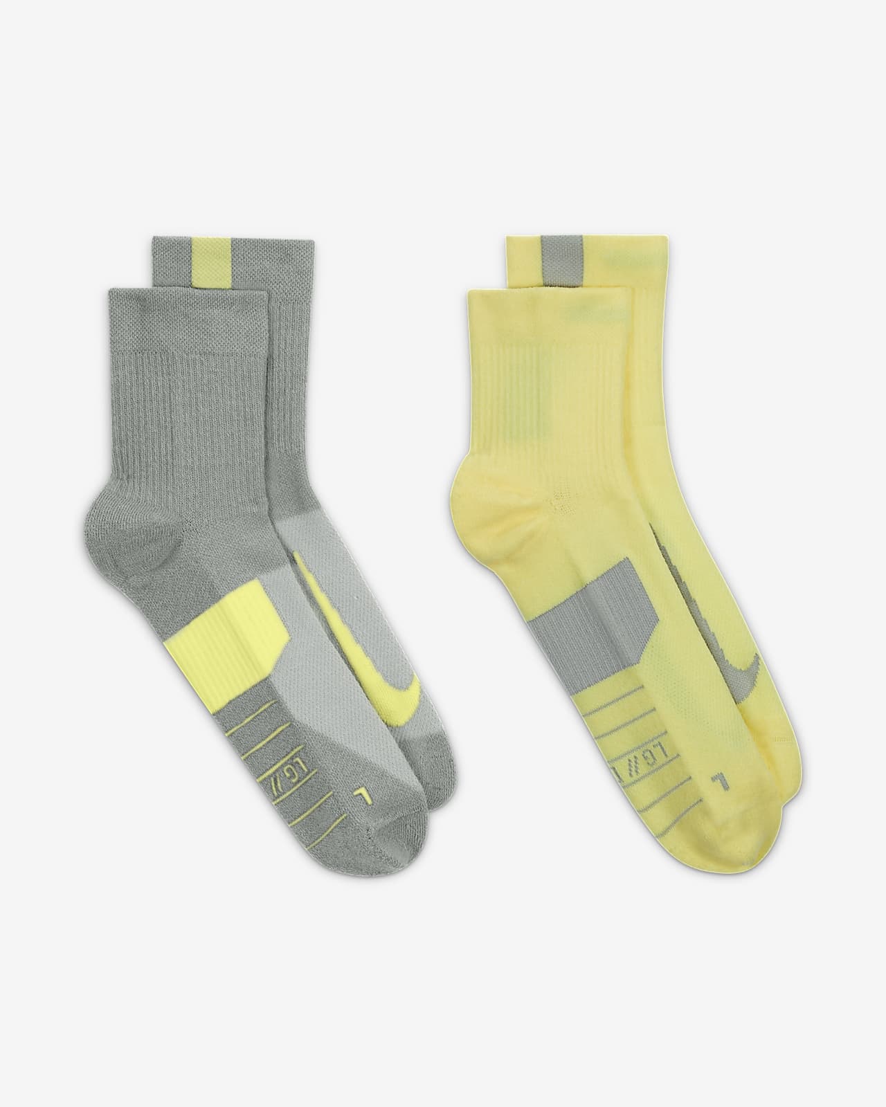 Nike Multiplier Running Ankle Socks (2 Pairs). Nike SG