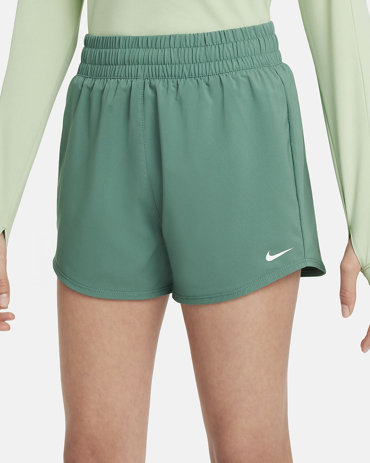 Nike Dri-FIT Breezy Big Kids' (Girls') High-Waisted Training Shorts. Nike.com