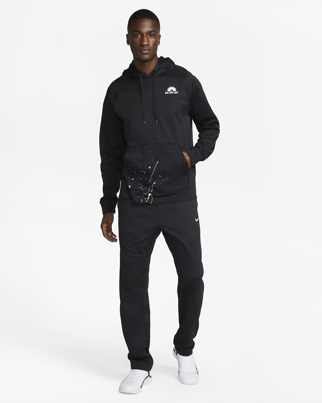 Nike Therma-FIT Men's Fleece Fitness Top. Nike AE