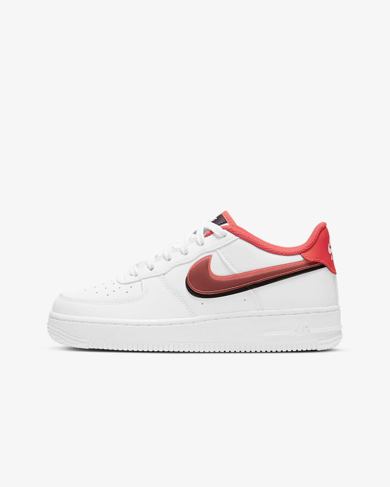 red bottom air force 1 lv8