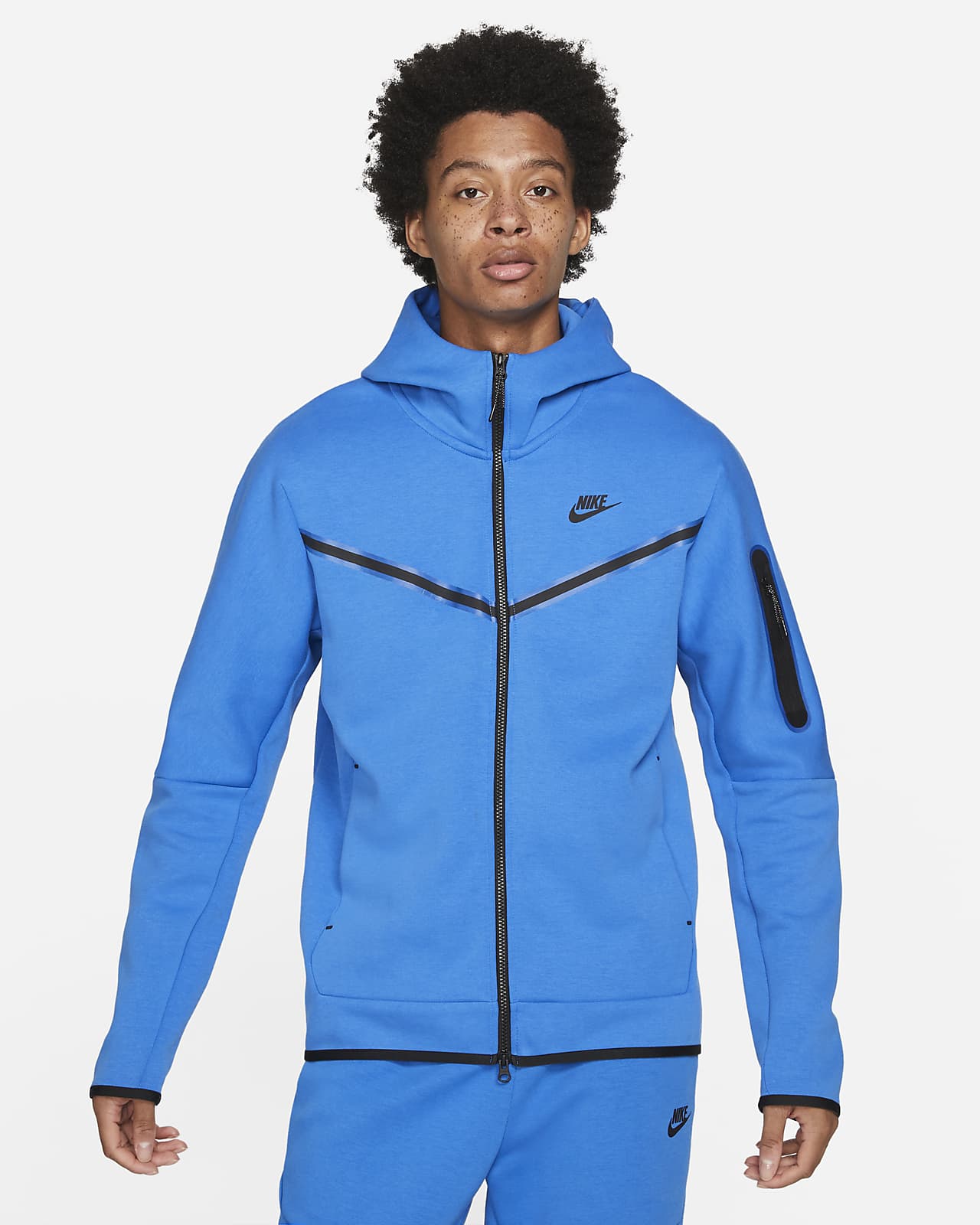 Nike Sportswear Tech Fleece Men's Full-Zip Hoodie. Nike DK