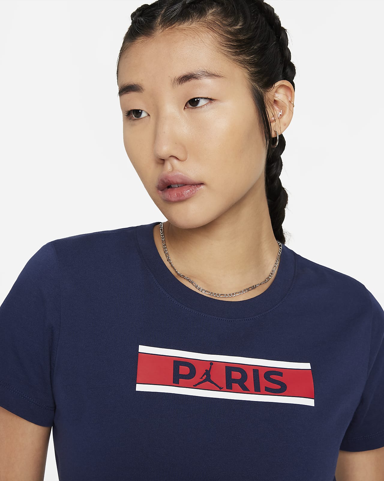 Paris Saint-Germain Women's Short-Sleeve T-Shirt. Nike GB