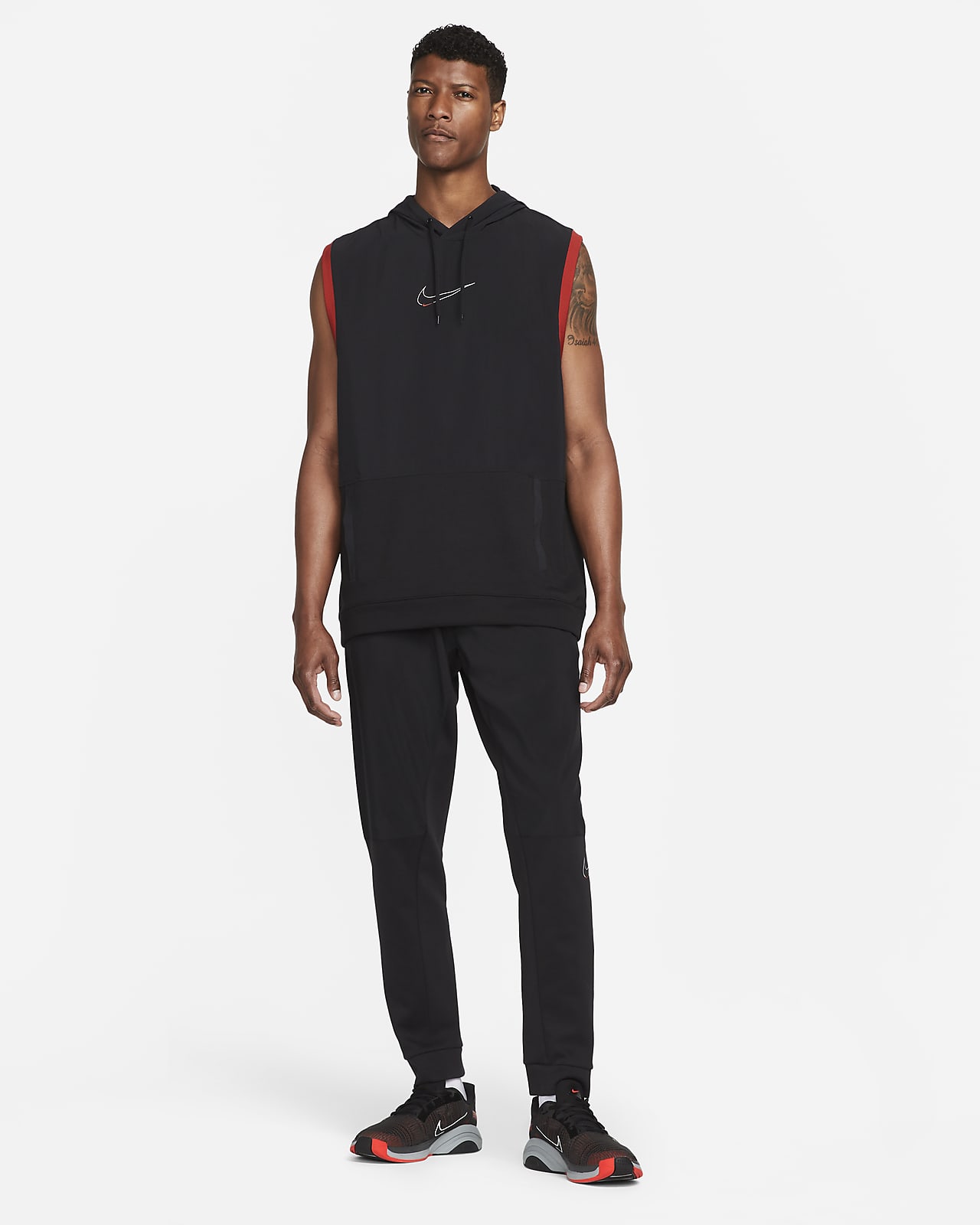 Nike Dri-FIT Sudadera de entrenamiento con capucha sin mangas - Hombre. Nike  ES
