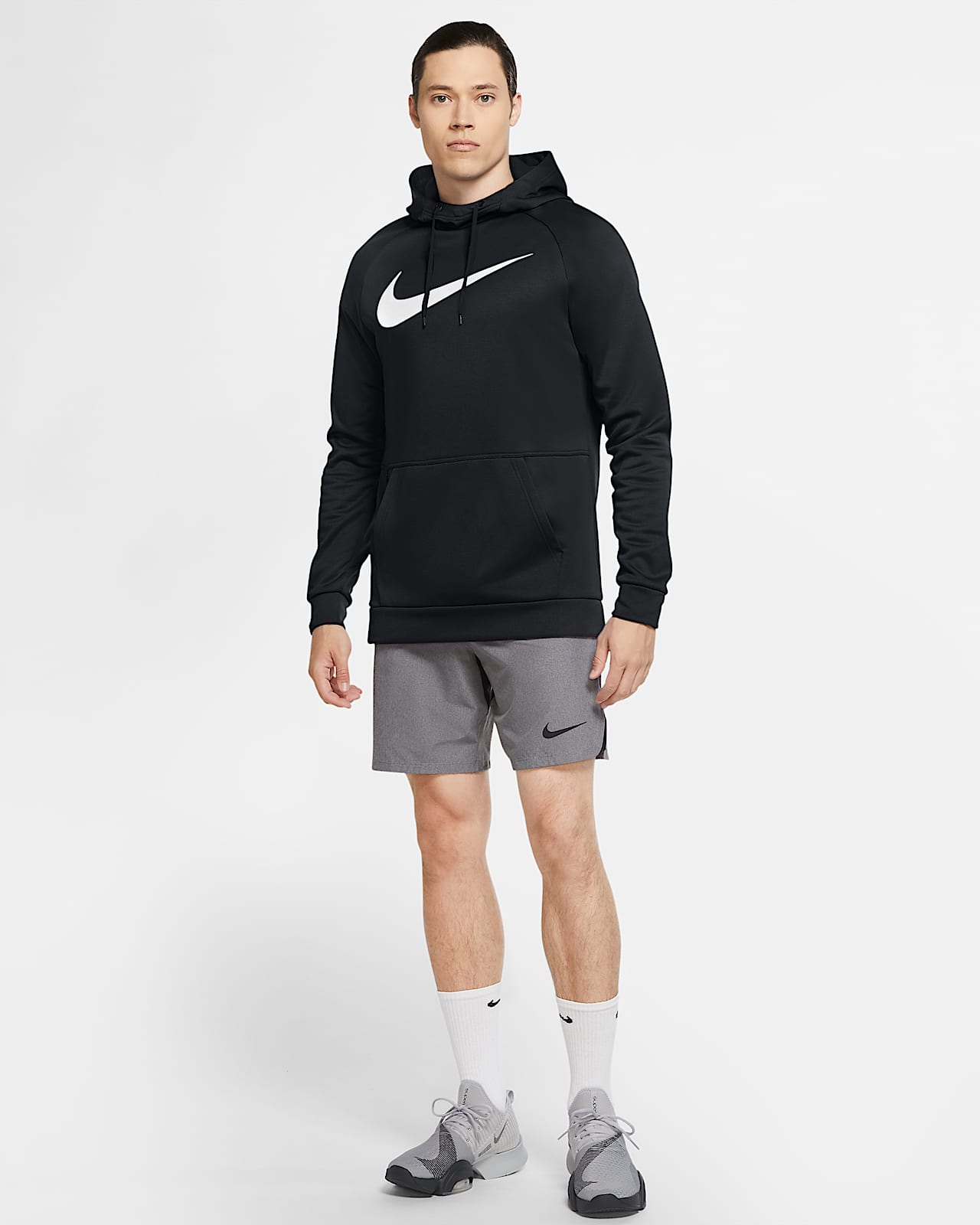 Sudadera con capucha de entrenamiento sin cierre con Swoosh para hombre Nike  Therma. Nike.com