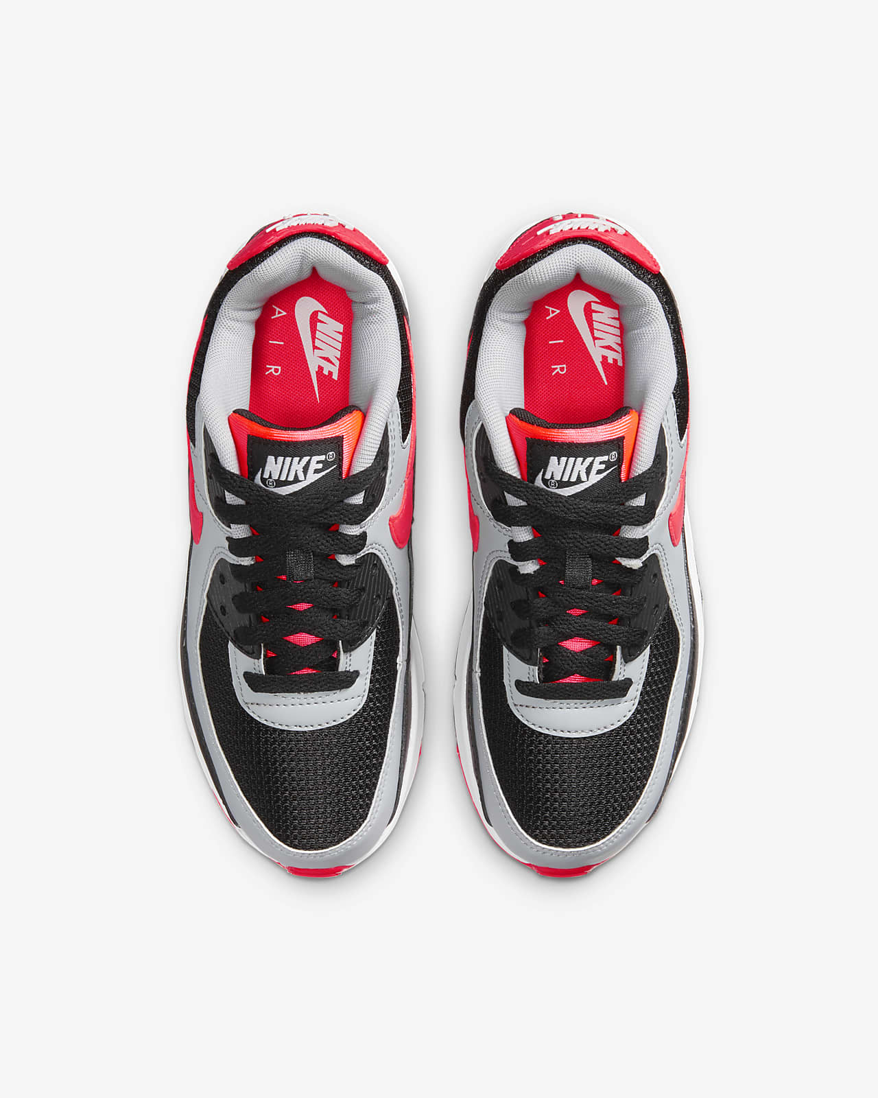 air max shoes black and red