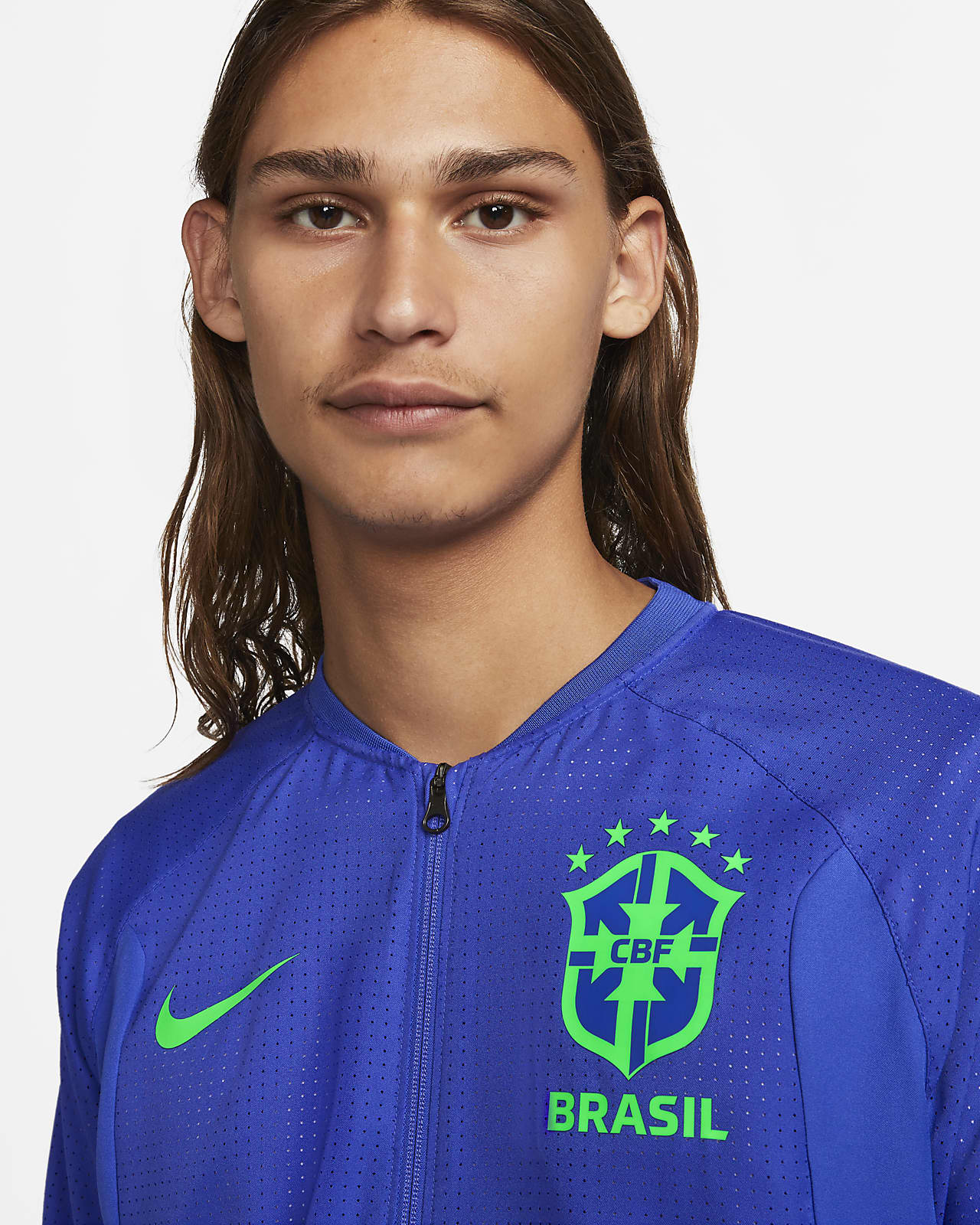 Brasil Brazil Jersey Training Authentic SMALL Shirt Soccer Nike 575697-715  ig93