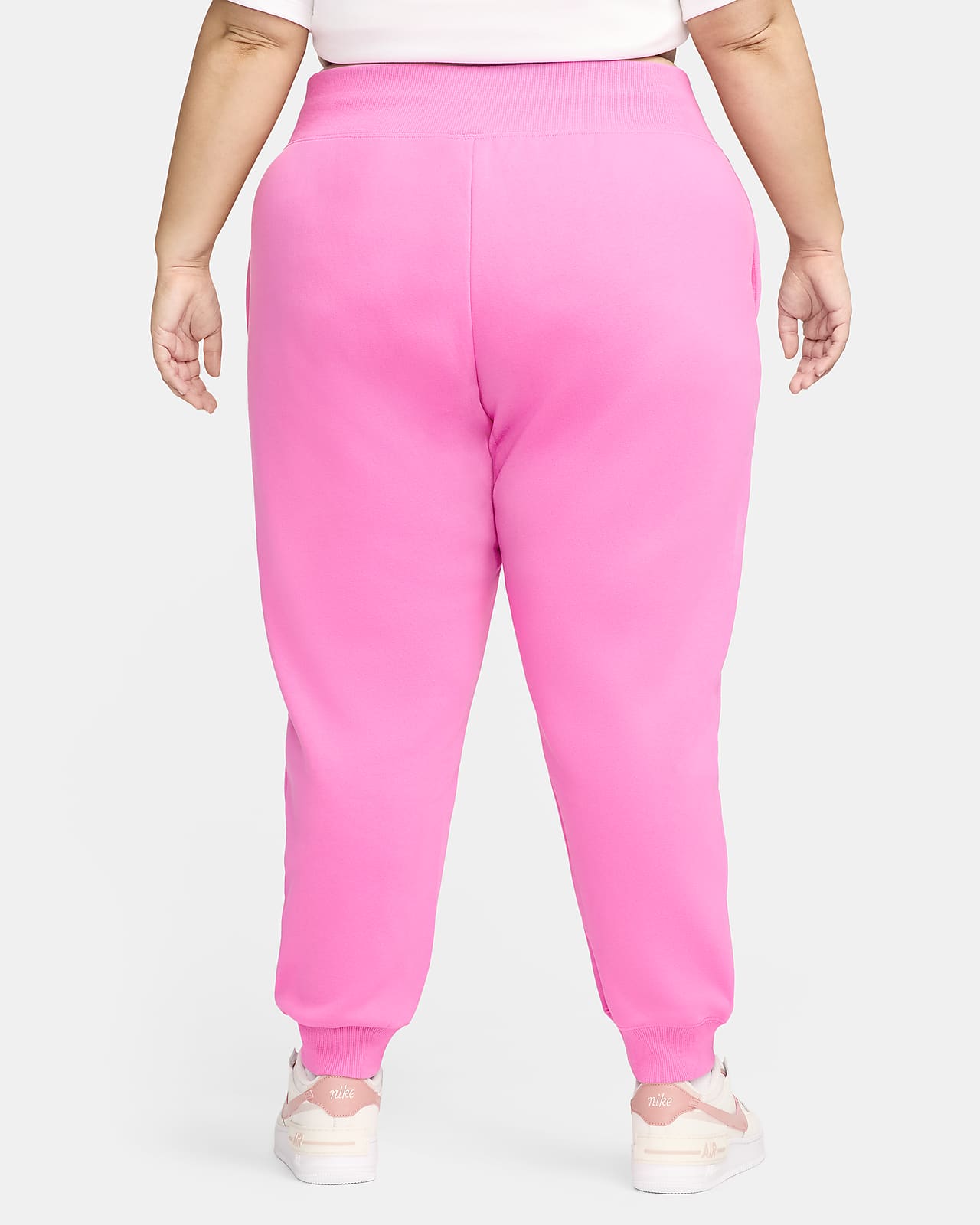 Nike Womens Phoenix Fleece Pants - Pink