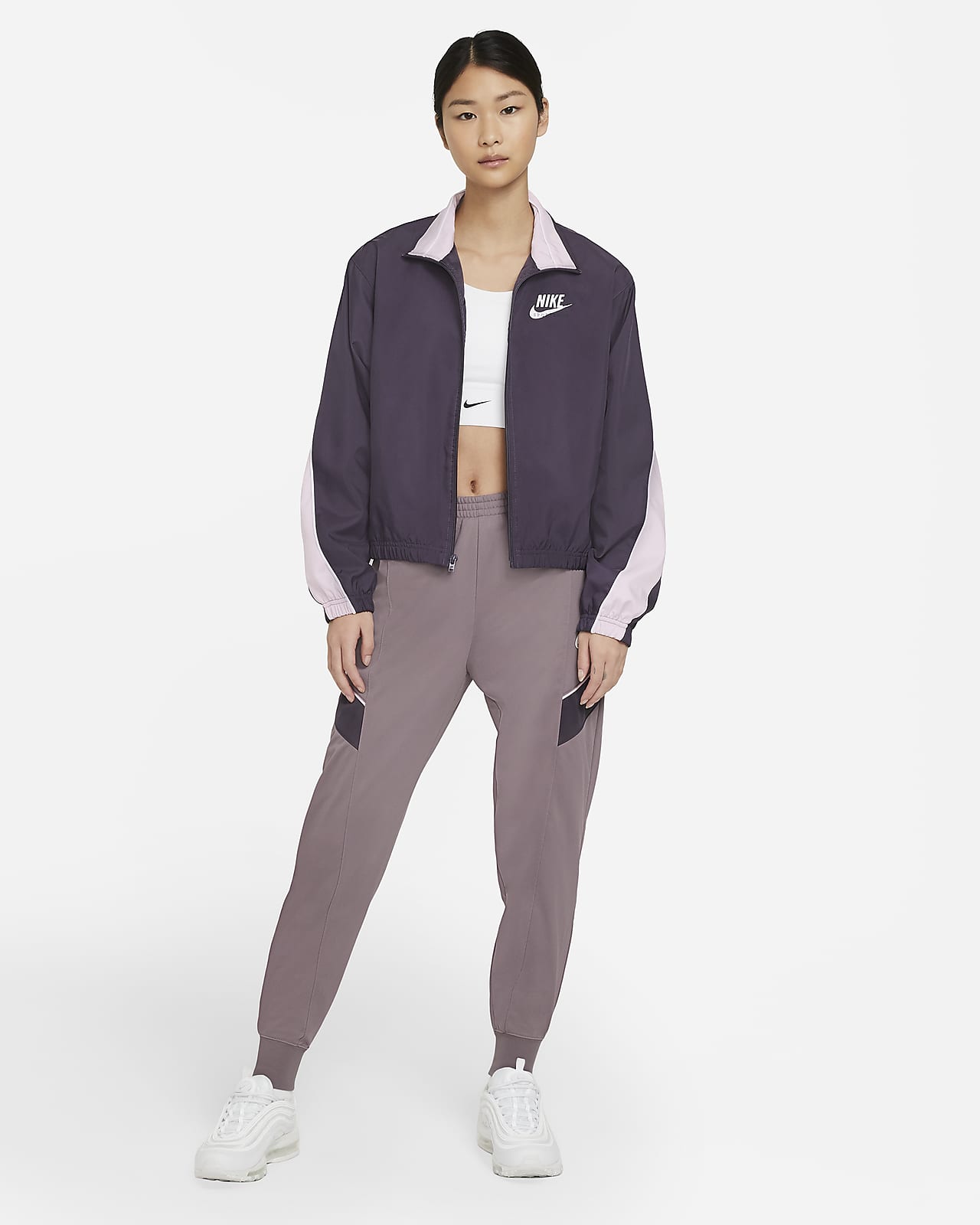 Nike sportswear heritage women's woven jacket clearance
