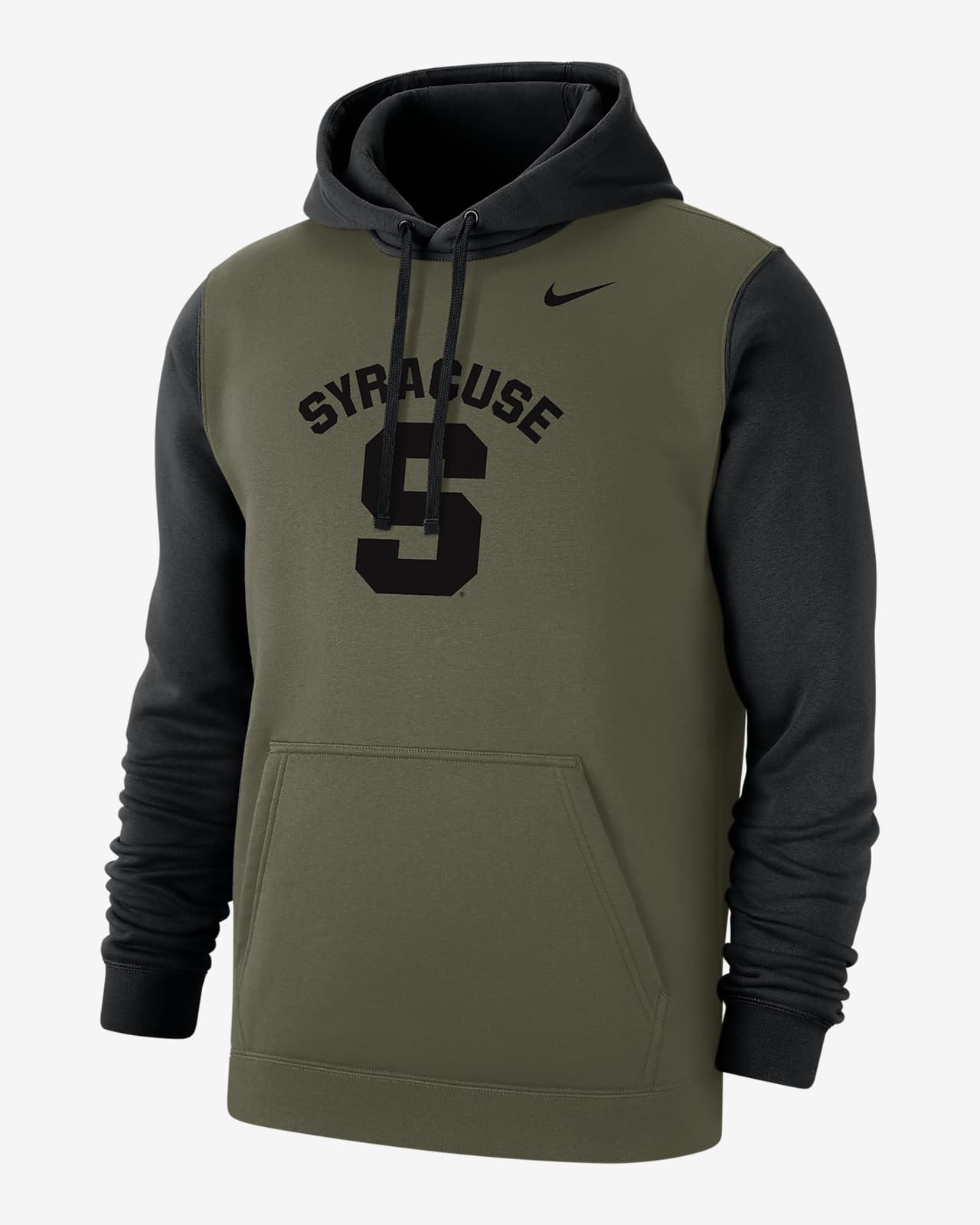 Sudadera con gorro universitaria Nike para hombre Syracuse Olive Pack
