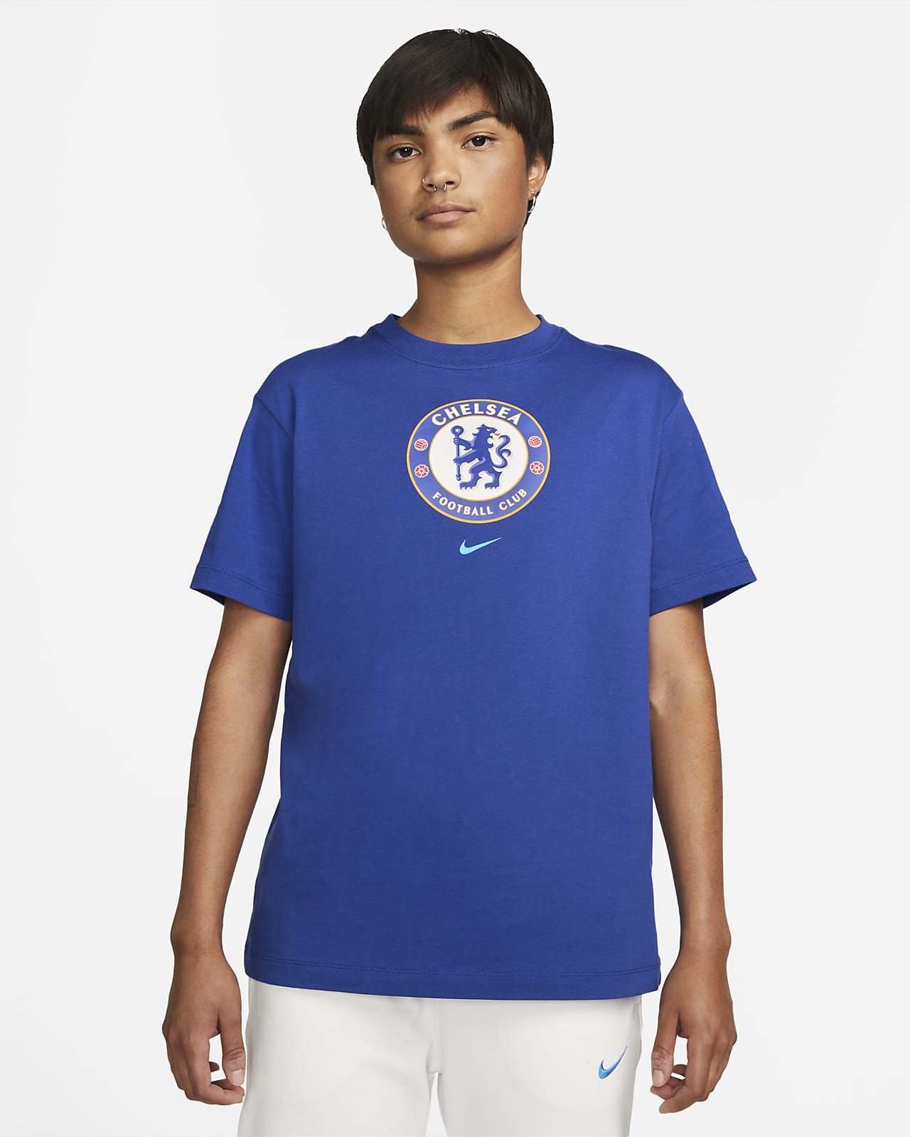Chelsea FC Crest Kadın Futbol Tişörtü