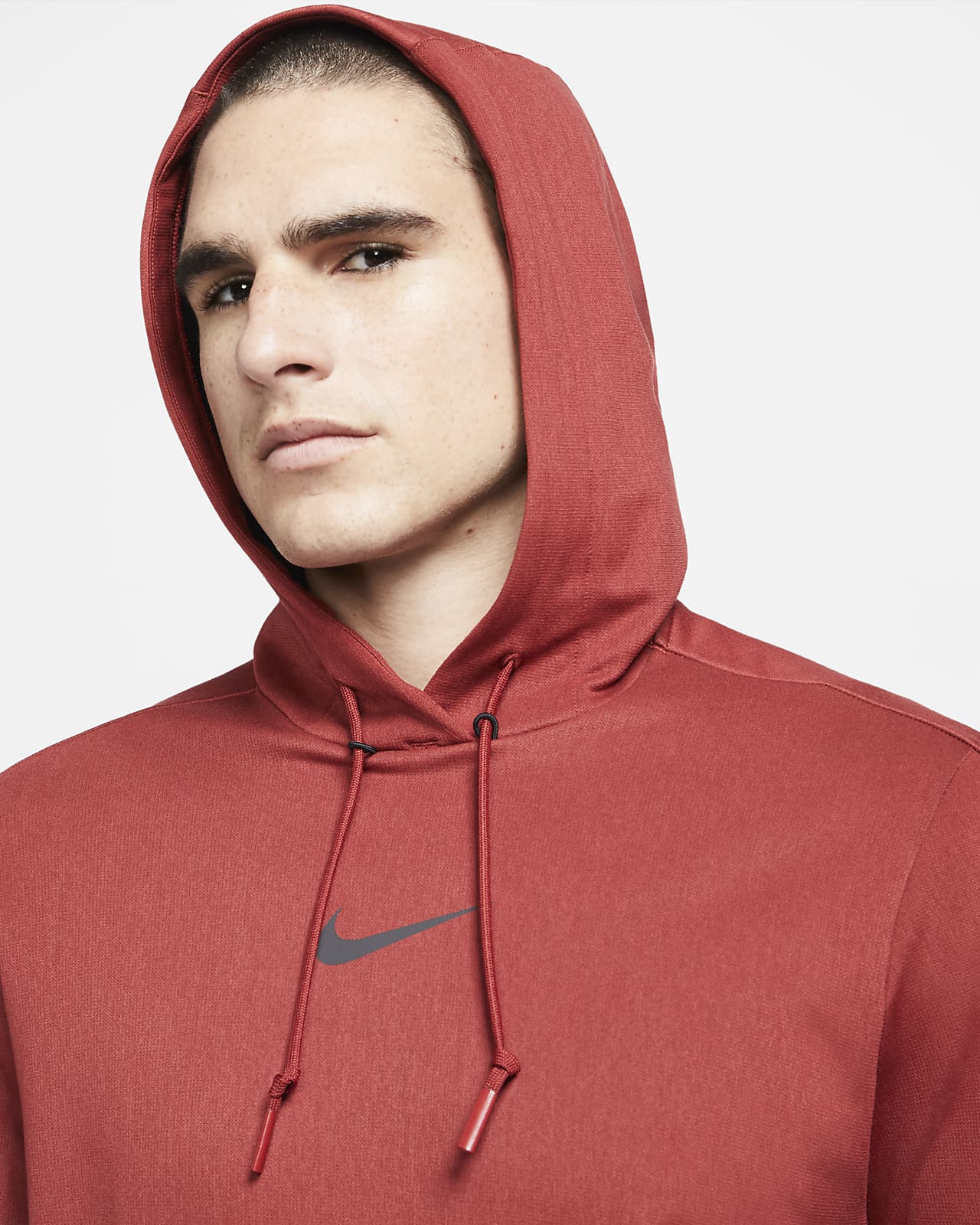 nike men's pro pullover hoodie